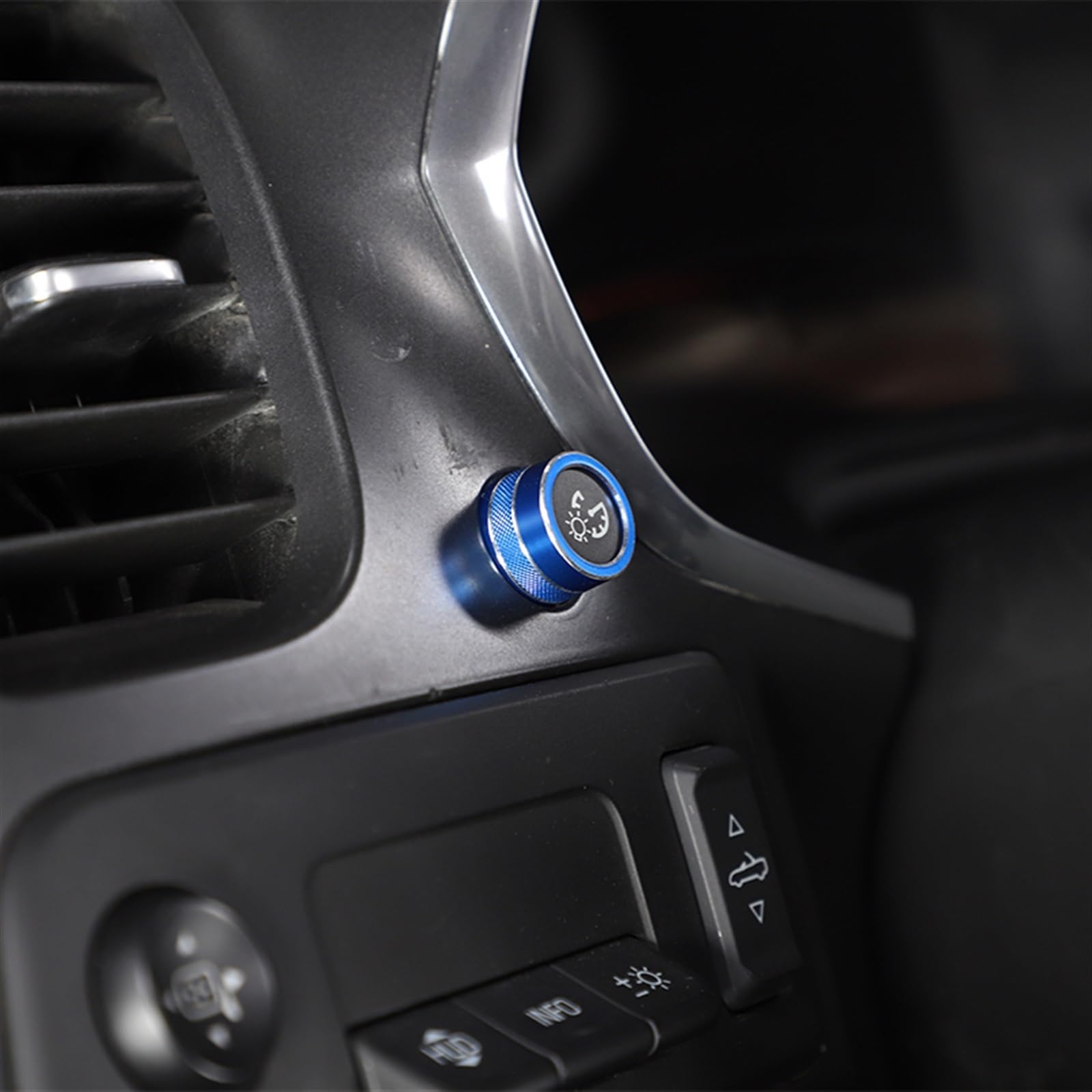 4 Pezzi Auto Interno Bocchetta Aria Uscita Copertura Anello Decorativo Lega Di Alluminio Adatto P 95267801