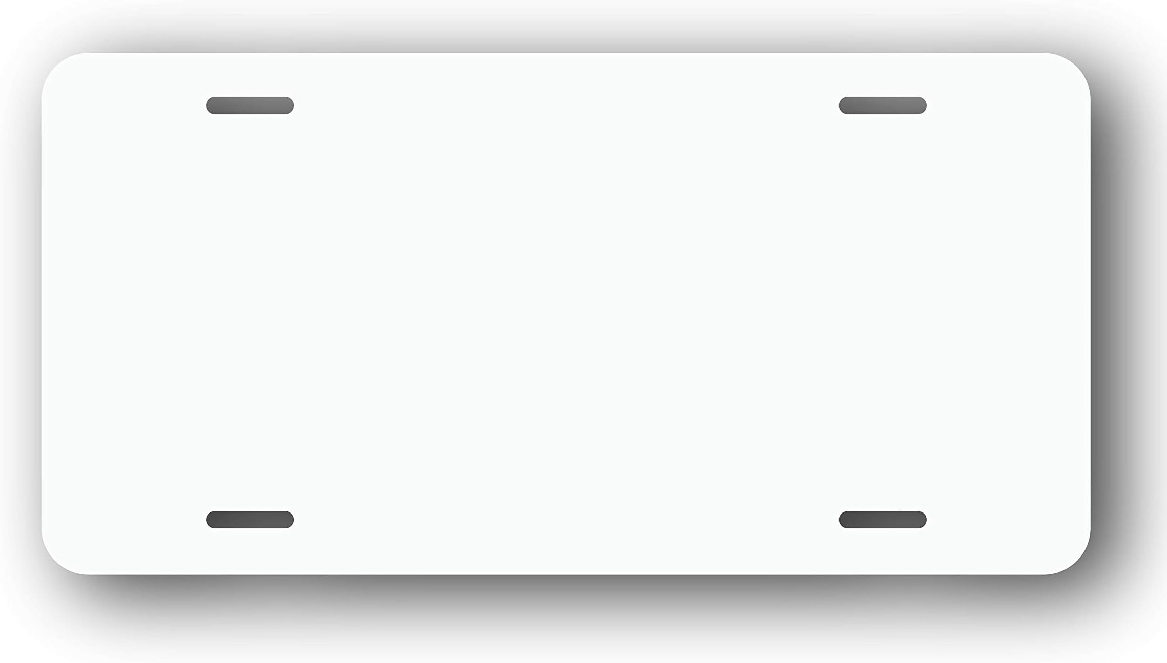 License Plate Blank (1, White)