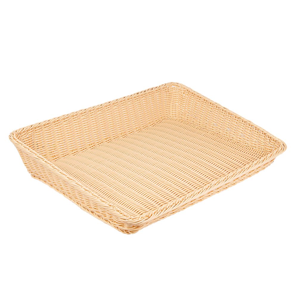 García de pou Corbeilles Similaire Osier Rectangulaires Inclinées 45X60X5/12 Cm Naturel Pp - 1 unités