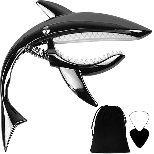 Zinc Alloy Guitar Capo Shark Capo for Acoustic and Electric