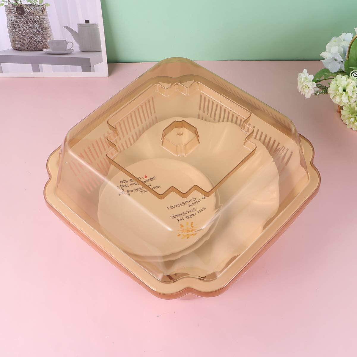Hemoton Covered Kitchen Dish Drying Rack Drain Storage Box Basket Water Shelf Draining Cutlery Utensil Bottle Holder Organizer for Plate Cup Dish Coffee