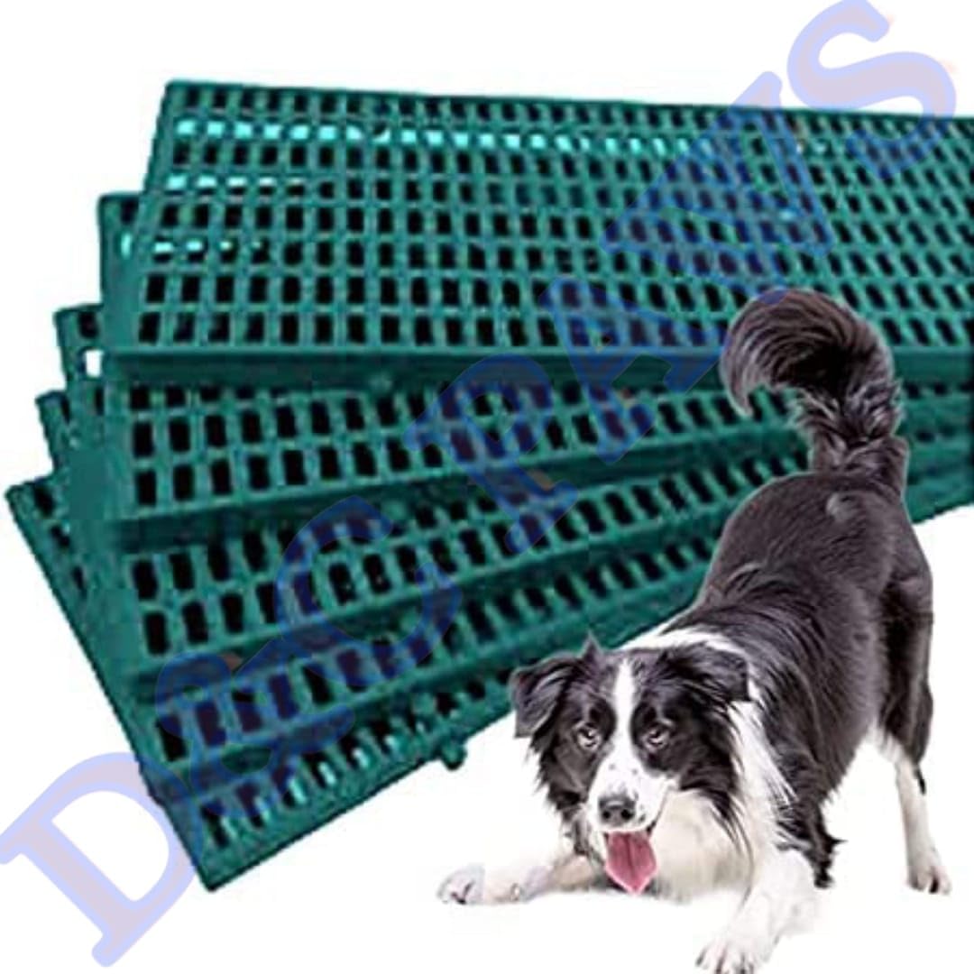D&C PAWS Pet Plastic I Flooring Mat I for Dog/Cat/Rabbit/Goats Multipurpose Floor Mat 36x12 Inch (Dog Mat Set of 3, Black Plastic) (B0CG3J8FHV) Amazon Price History, Amazon Price Tracker