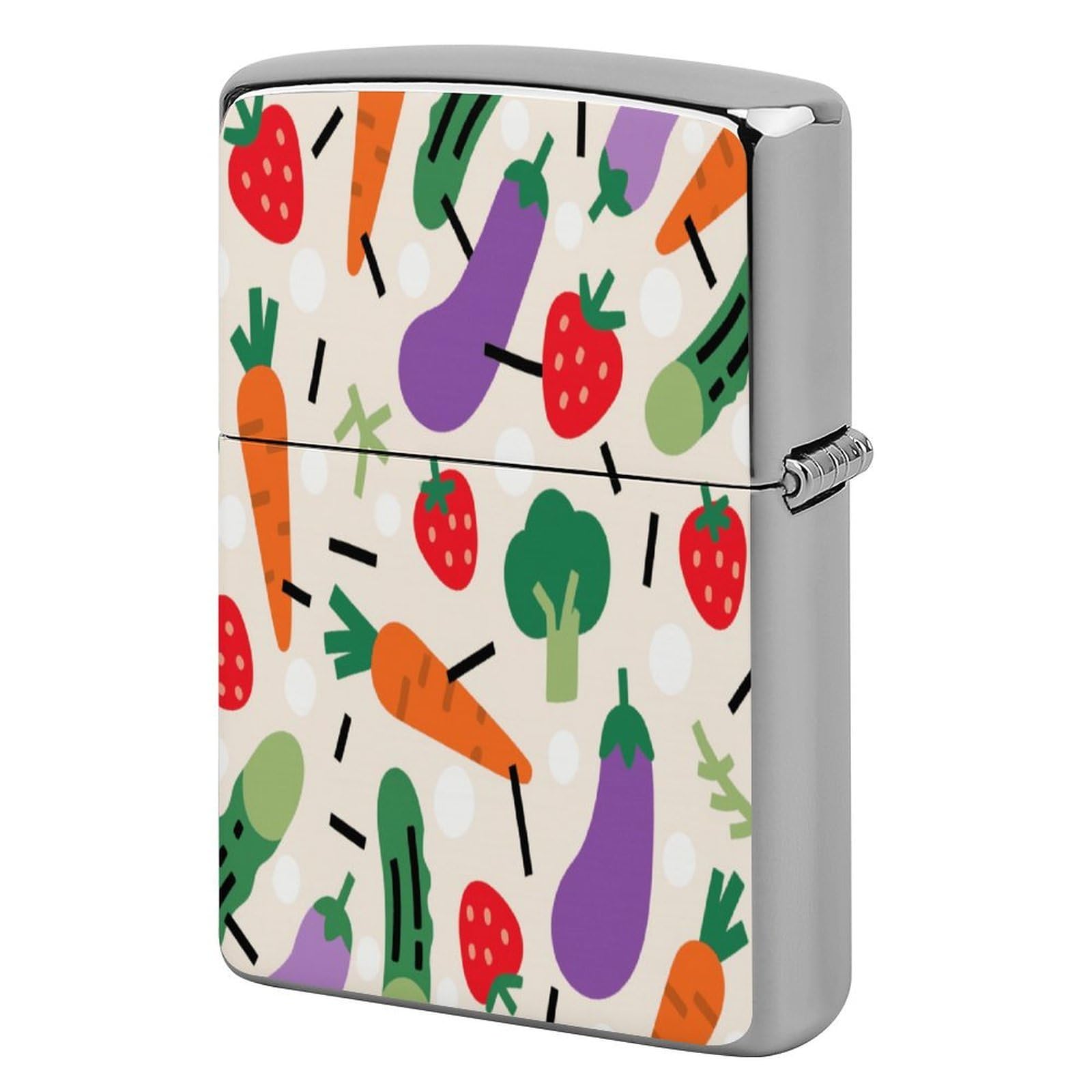 Fekiloot Style Irregular Pattern Lighter Case Cover Metal Lighter Case