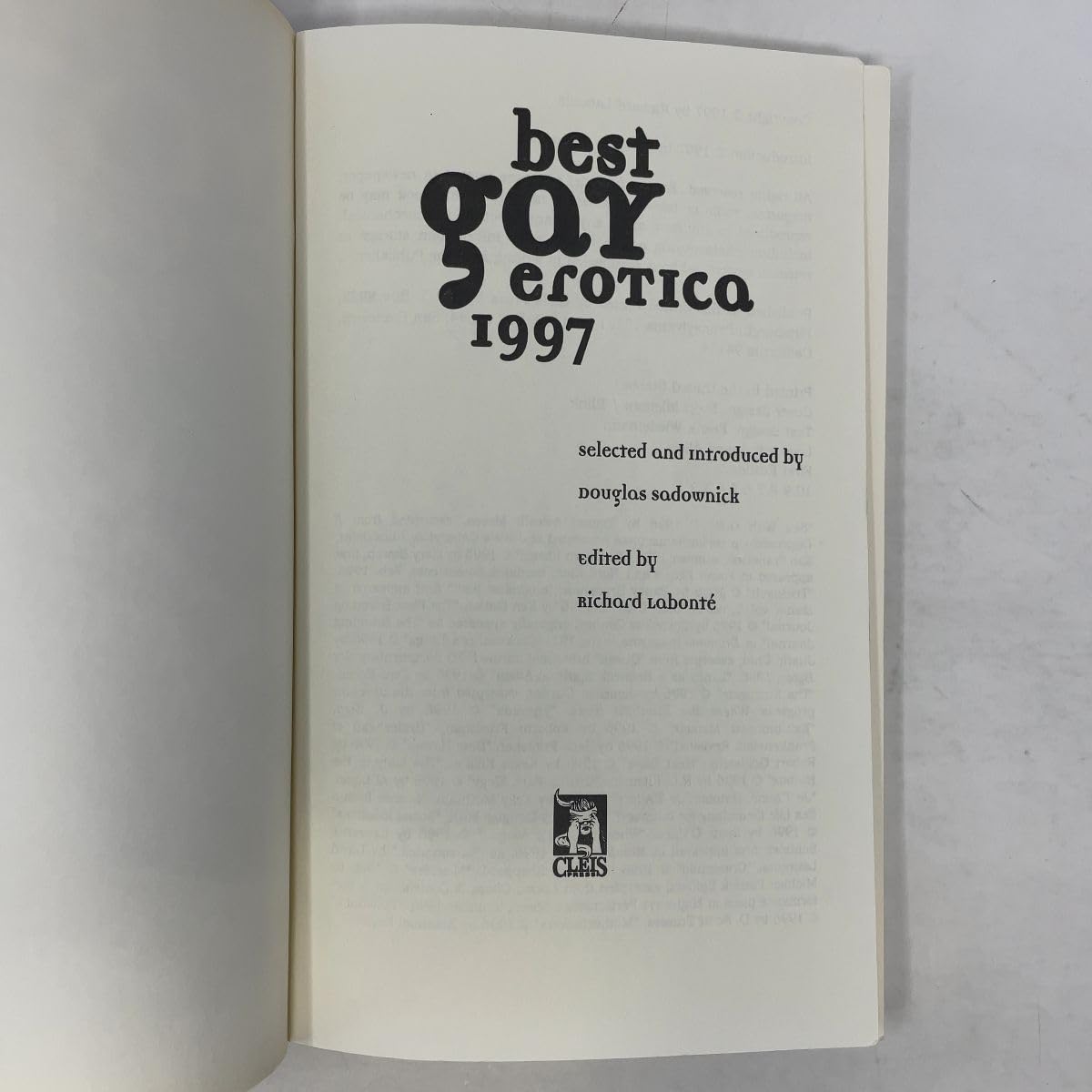 Best Gay Erotica 1997