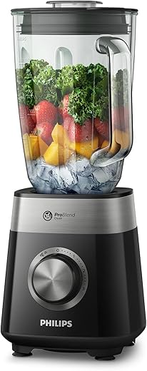 Philips Series 5000 Blender - Pro Blend Crush, 800W, Bicchiere da 1.5L,...