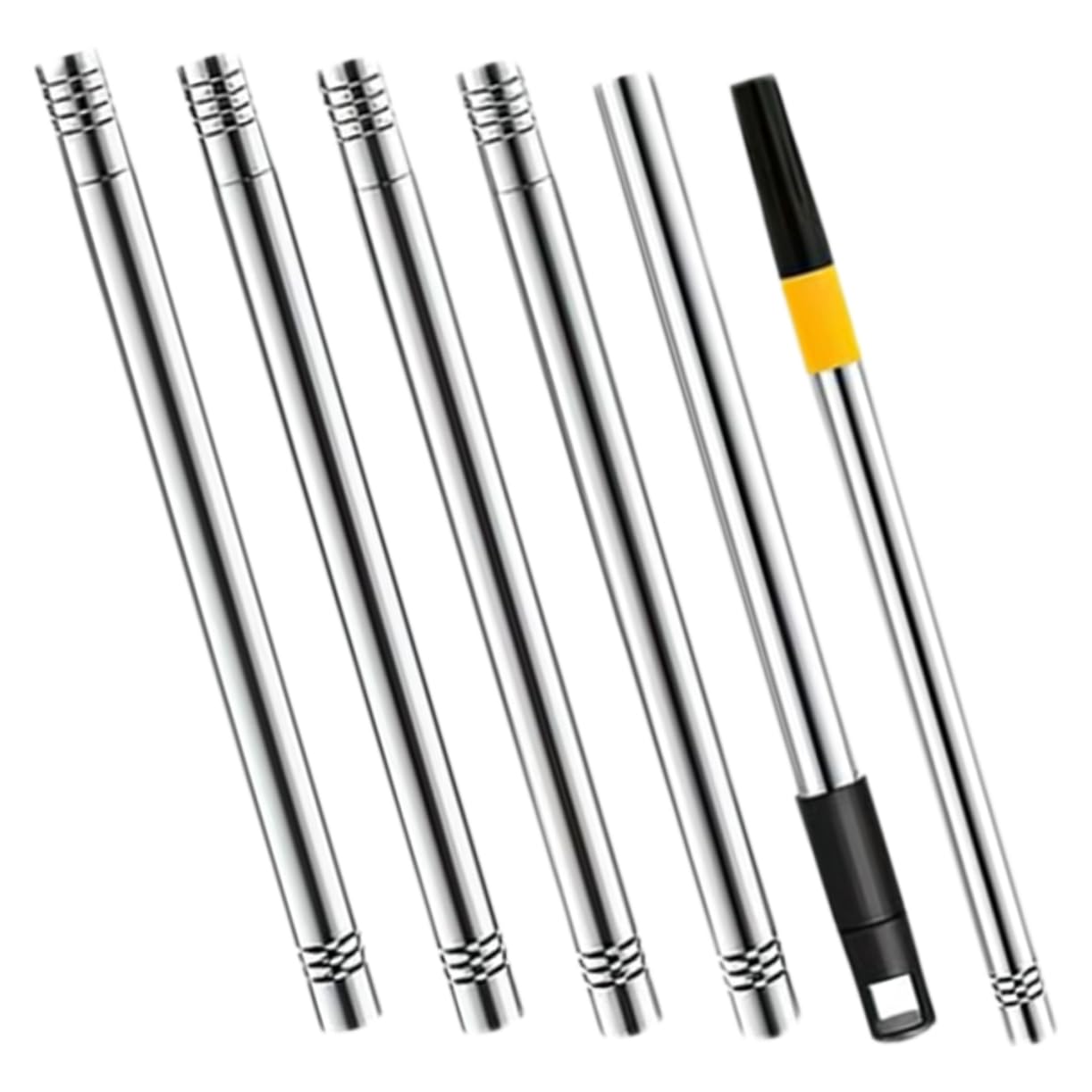 IWOWHERO Varilla Telescópica Para Pintura Mango Extraíble Acero Inoxidable Duradera Compatible Varios Rodillos