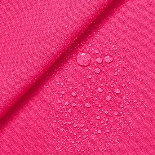 Ottertex® Polyester Ripstop Fabric (DWR) 200 Denier 6.6oz 58/60' Wide Waterproof Tent Water Repellent Dustproof Airtight Inflatable Flag Tarp Cover Excellent Fabric for Kites (Fuchsia, 1 Yard)