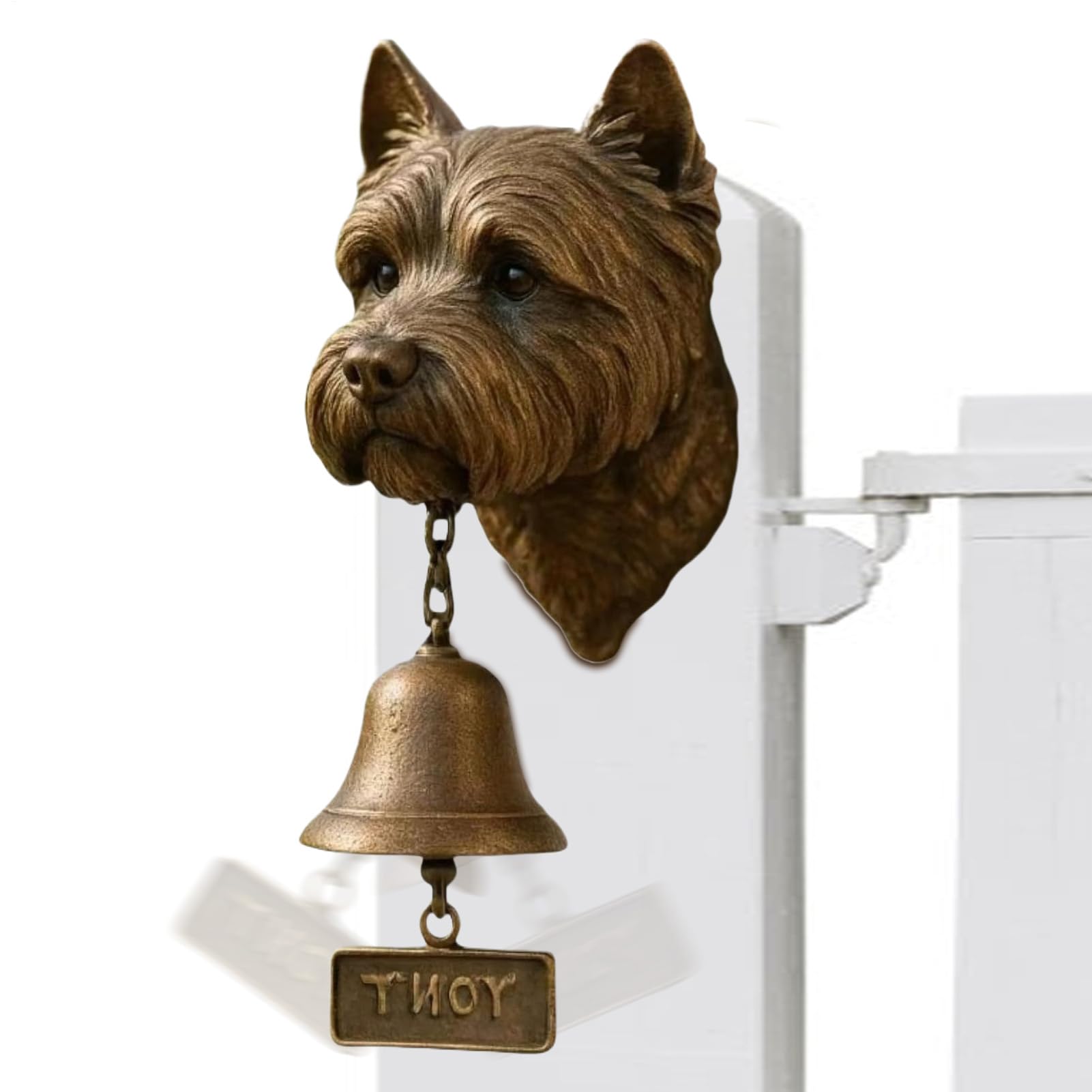 Sonnettes de porte amusantes pour chiens décorant votre portail de maison ou cour