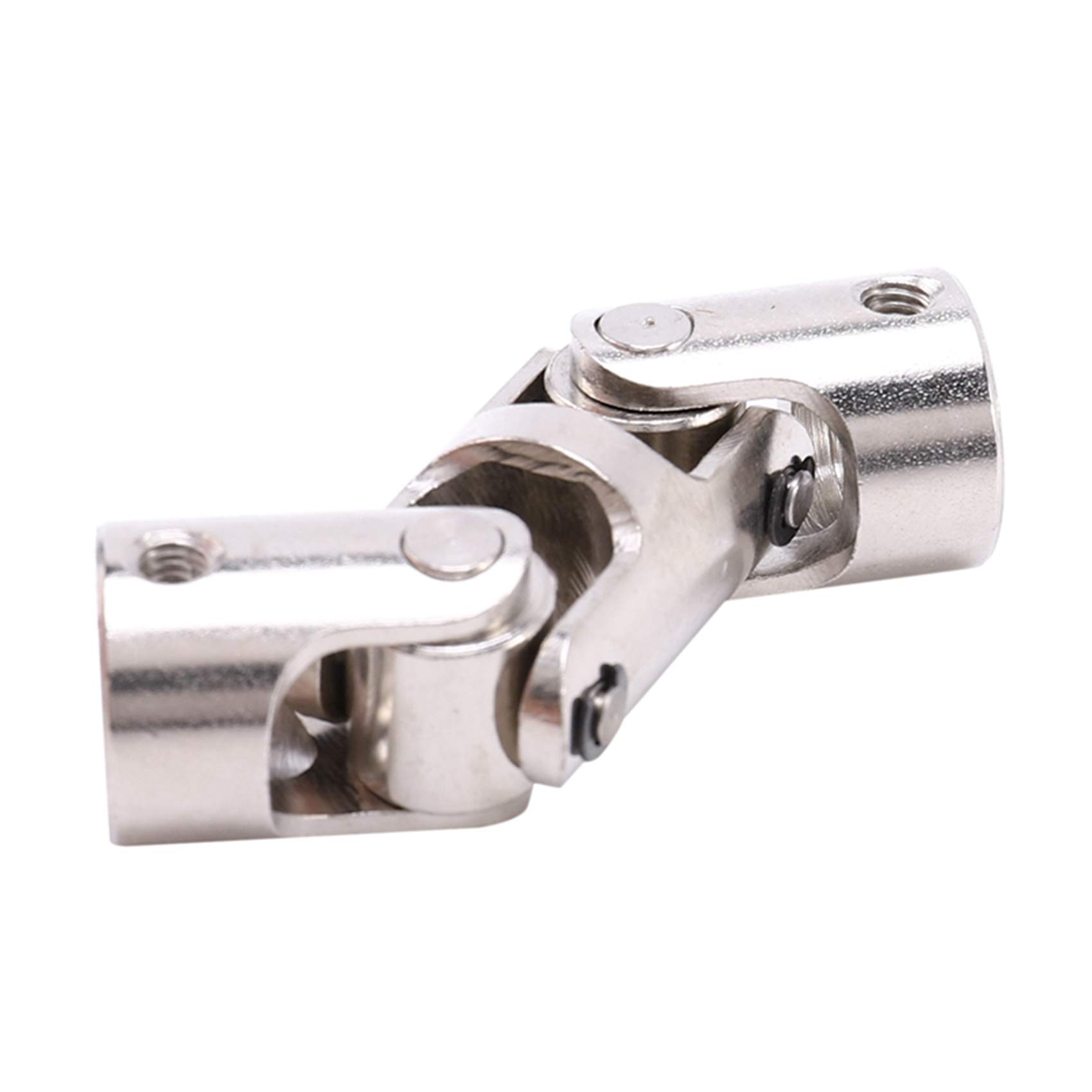 Hbaebdoo 2X Rc Double Universal Joint Cardan Joint Gimbal Couplings with Screw,5X5mm