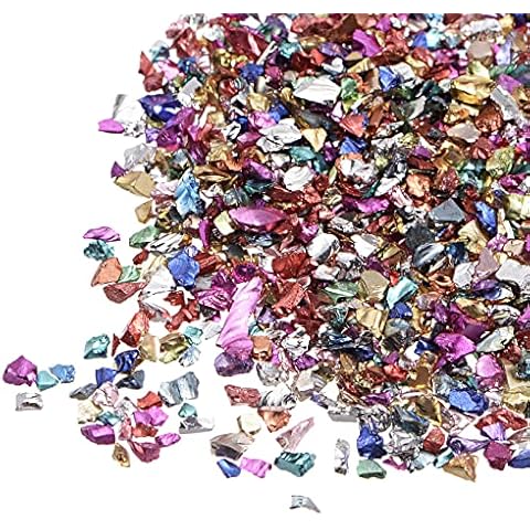uxcell 20g Crushed Glass Chips Cover