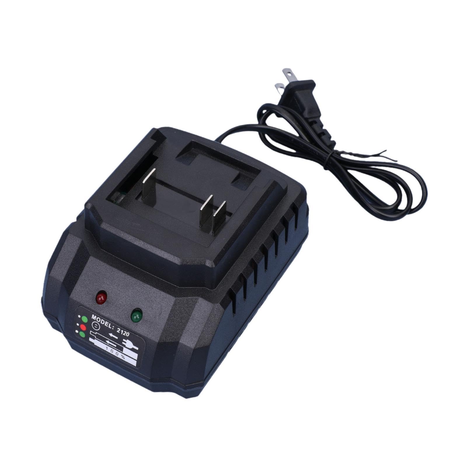 Baoblaze Power Tool Battery Charger Battery Charging Device Portable with Multiple Protection Power Tool Accessories for 21V Battery, 1.8A