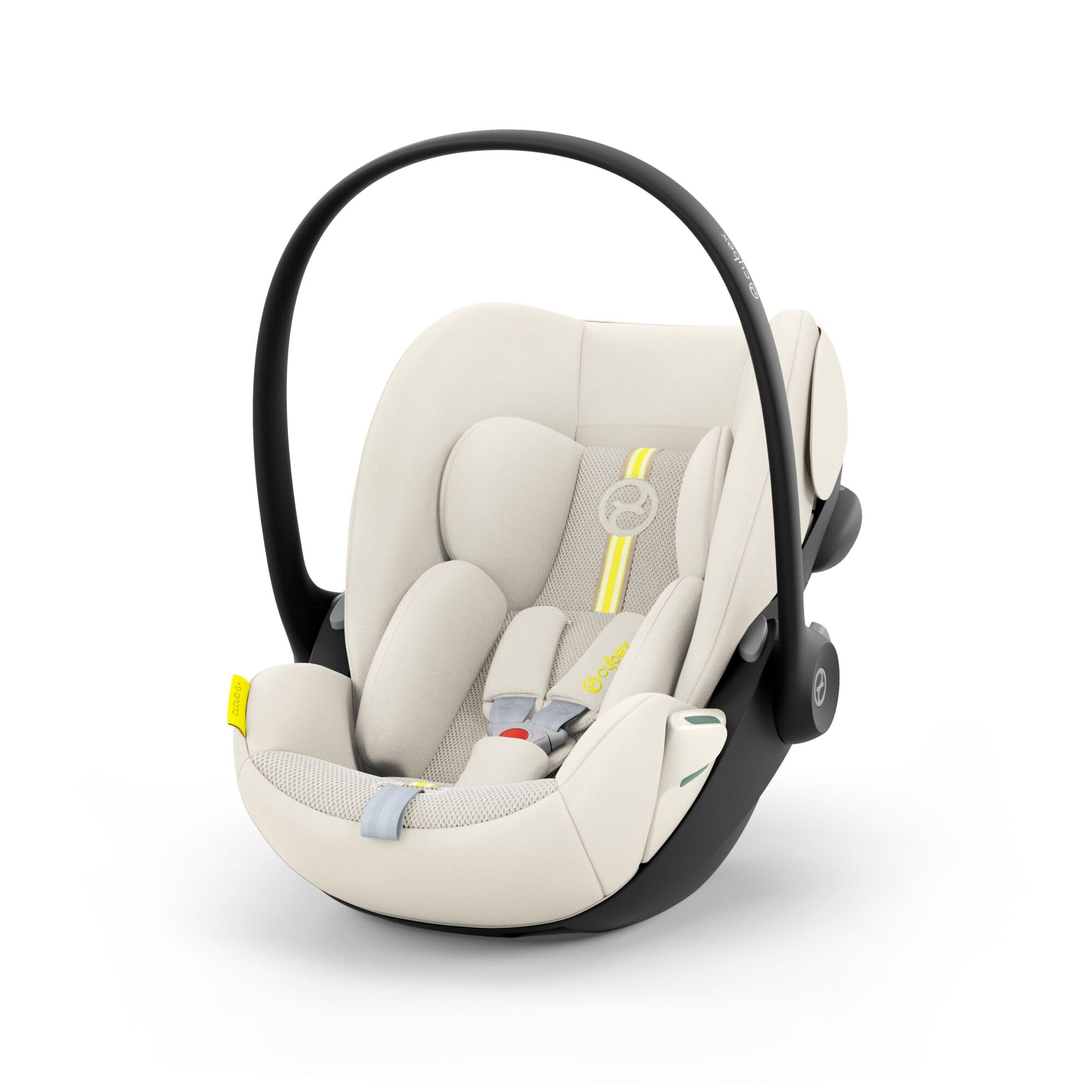 CybexGold Cloud G i-Size Plus infant car seat, Incl. newborn insert, From birth to approx. 24 months, For children from 40 cm to 87 cm, Max. 13 kg, Seashell Beige