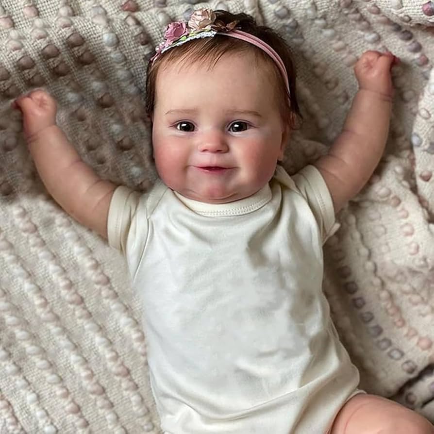 Brastoy Bebê Reborn Boneca Menina Corpo de Silicone Pintado Realistic Original : Amazon.com.br: Brinquedos e Jogos