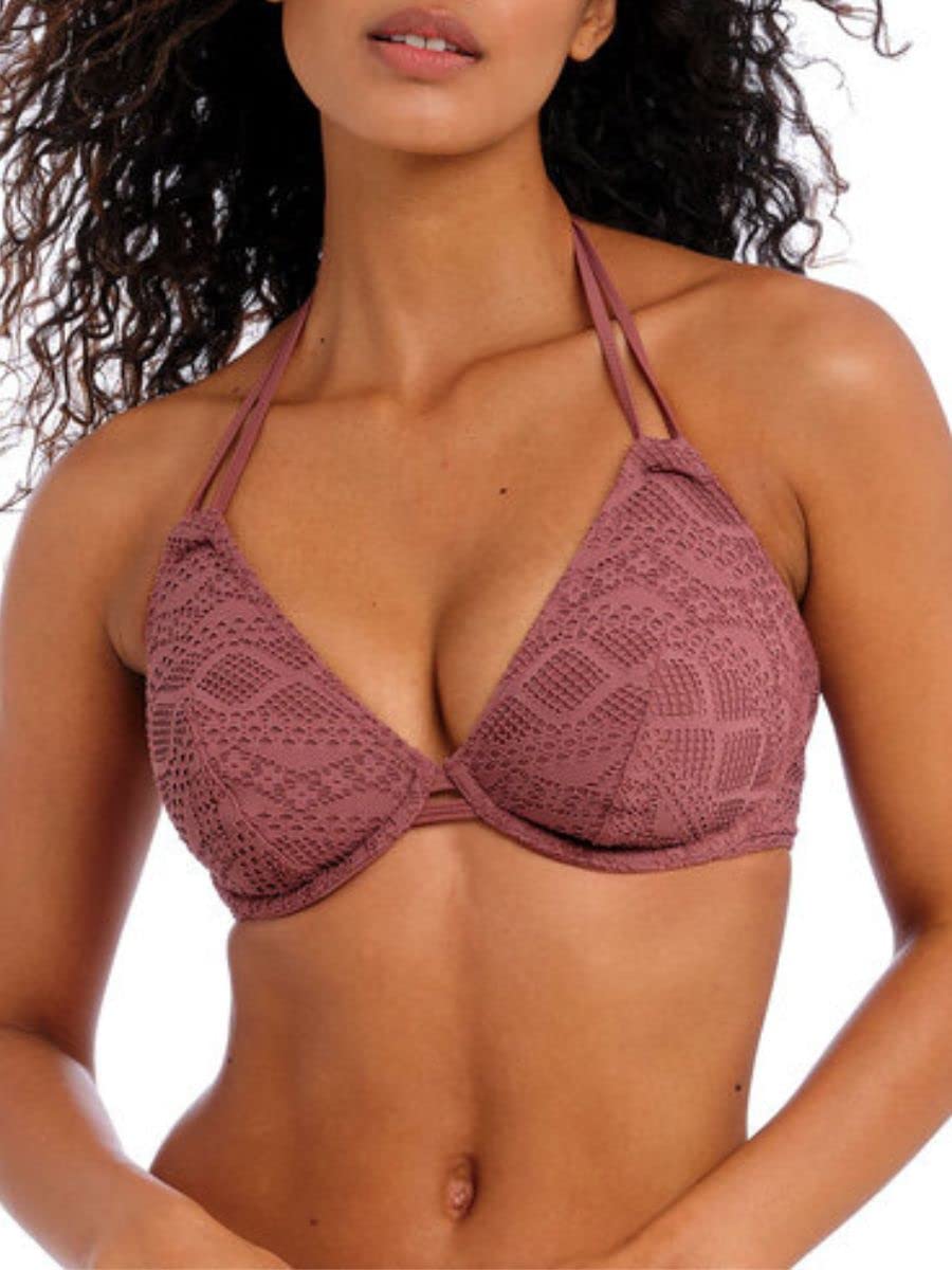 FreyaWomen's Standard Sundance Underwire Bandless Halter Bikini Top