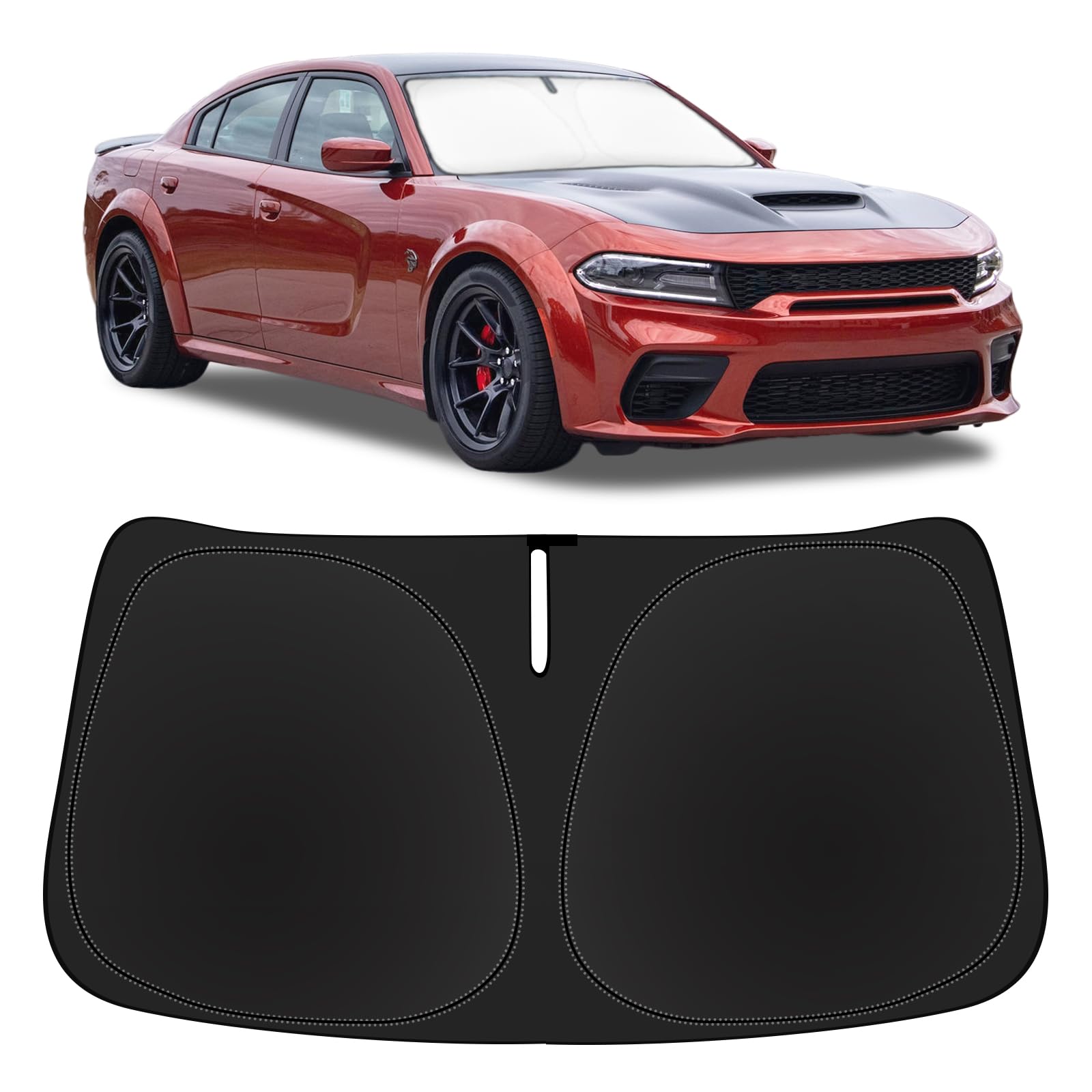 m*m様 CoverCraft サンシェード　08-14y ダッジ チャレンジャ Cover Rear Trunk 08アップダッジチャレンジャーのために