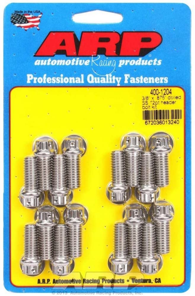 ARP 400-1204 S/S HEADER BOLT KIT - : Amazon.in: Car & Motorbike