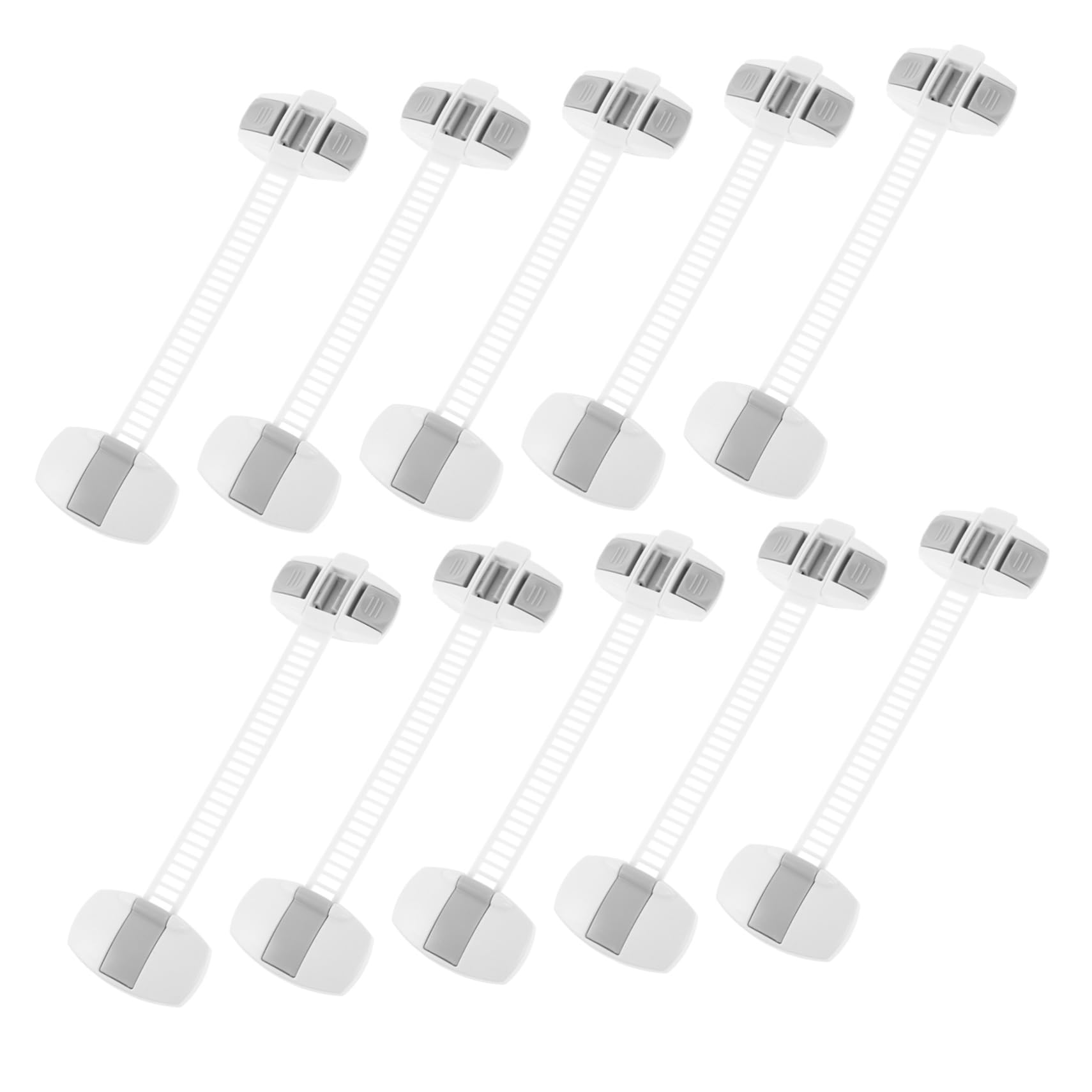 Toyvian 10 Pièces Serrures Enfants Pour Armoires Serrure D'armoire Coulissante Serrure Multifonction Produits De Sécurité Pour Bébé Sécurité Tiroir Réfrigérateur Casier De Bébé