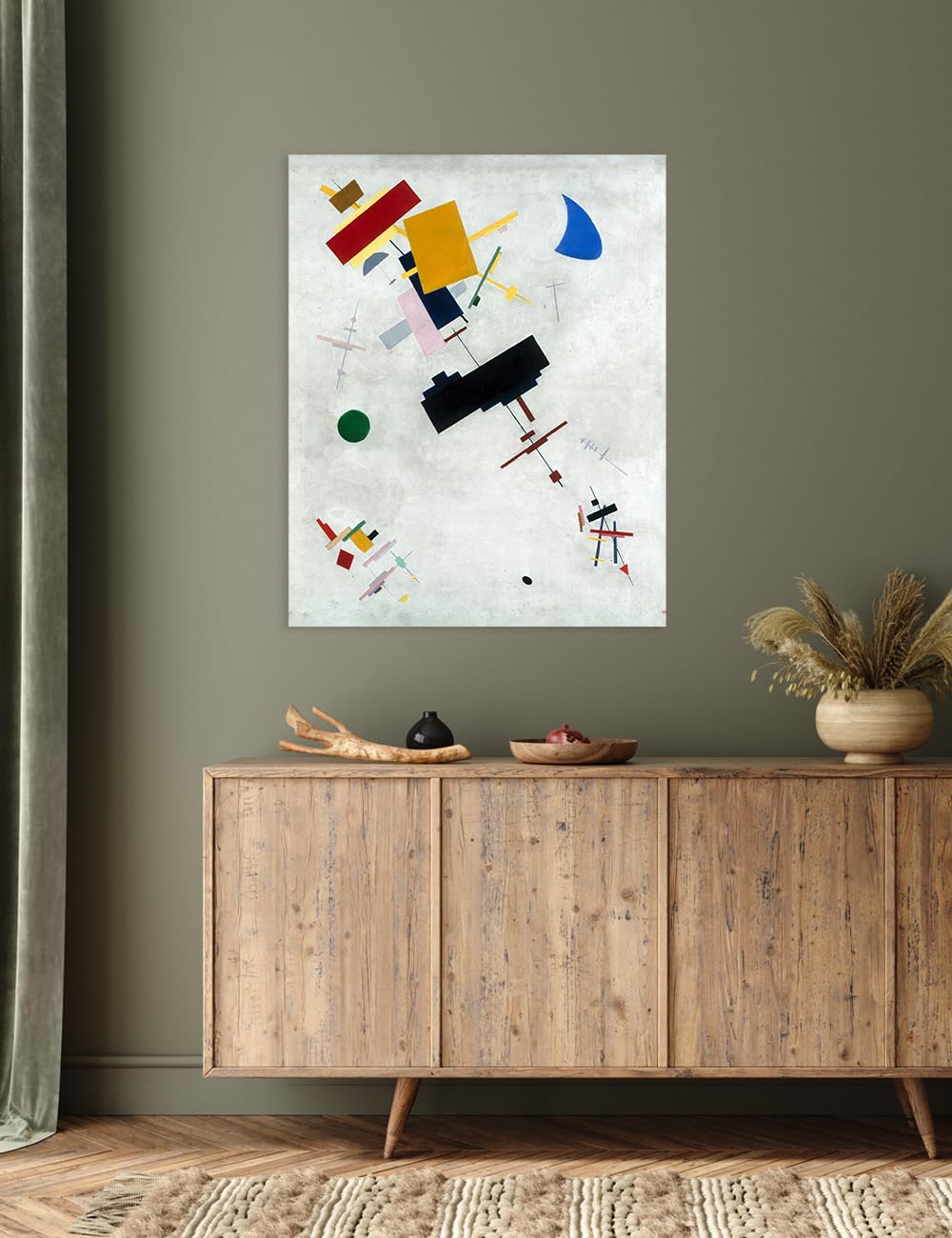 Amazon.com: DECORARTS Abstract Wall Art - Suprematism by Kazimir