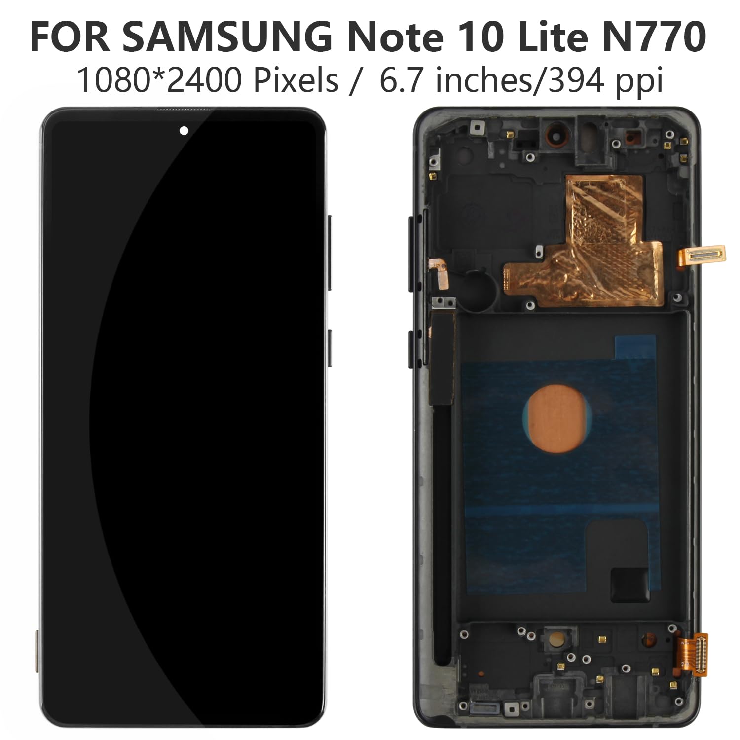 Galaxy Note 10 Lite (Black)美品 Amazon.com: OLED for Samsung Galaxy Note 10 Lite Screen