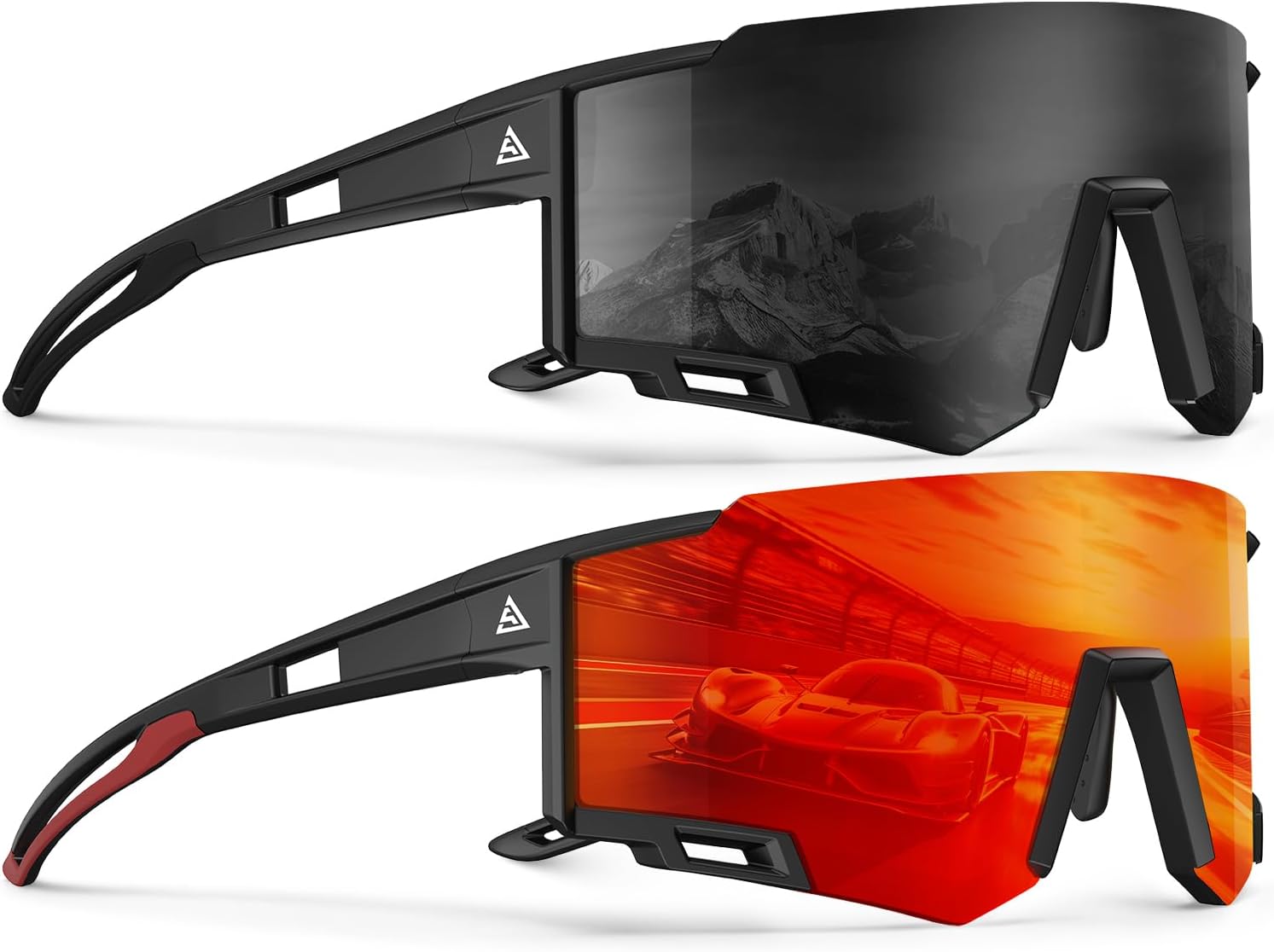 KALIYADI Sports Mens-Sunglasses Sunglasses-Men Women: Sun Glasses with UV400 Protection for Fishing Running Cycling Golf