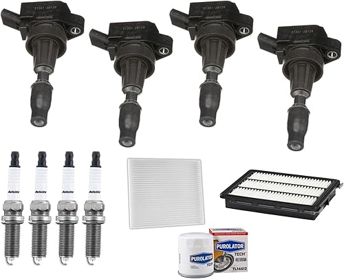 Bobinas de encendido Bujías y filtros de iridio para Hyundai Tucson 1.6L 2016-2018
