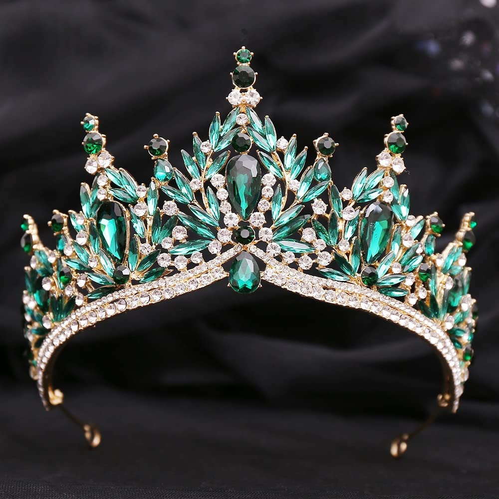 XFSRG Strass Couronne Femmes Luxe Léger Et Étincelant Diademe