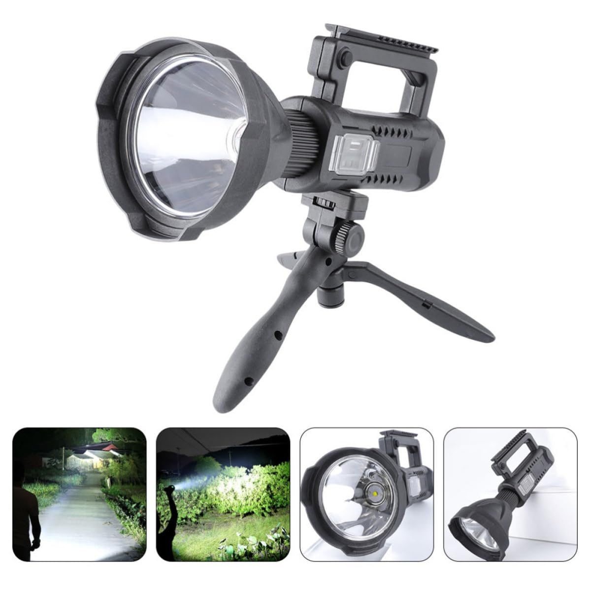 Lampe Torche D’urgence Multifonction 10w Support, USB