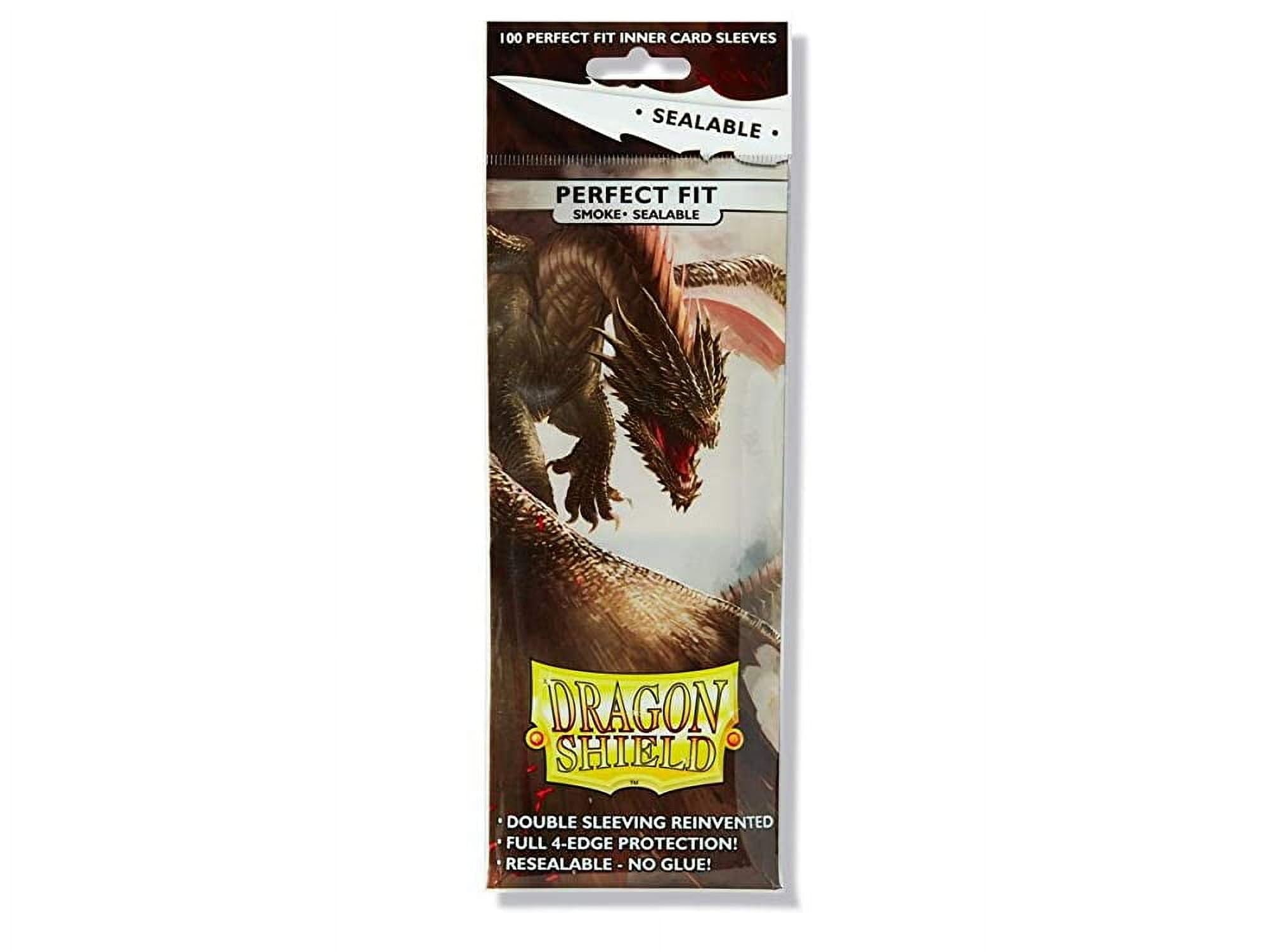 Dragon Shield 100 Standard Size Smoke Resealable Sleeves (1 Pack)