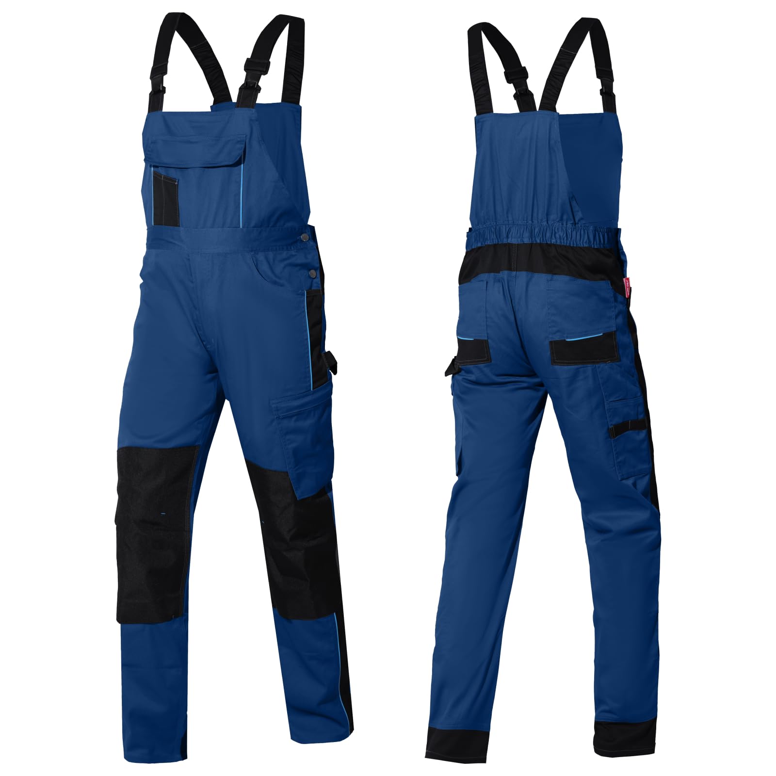 WORK IDEA Herren Stretch-Arbeitslatzhose mit zahlreichen Taschen und Werkzeugtaschen
