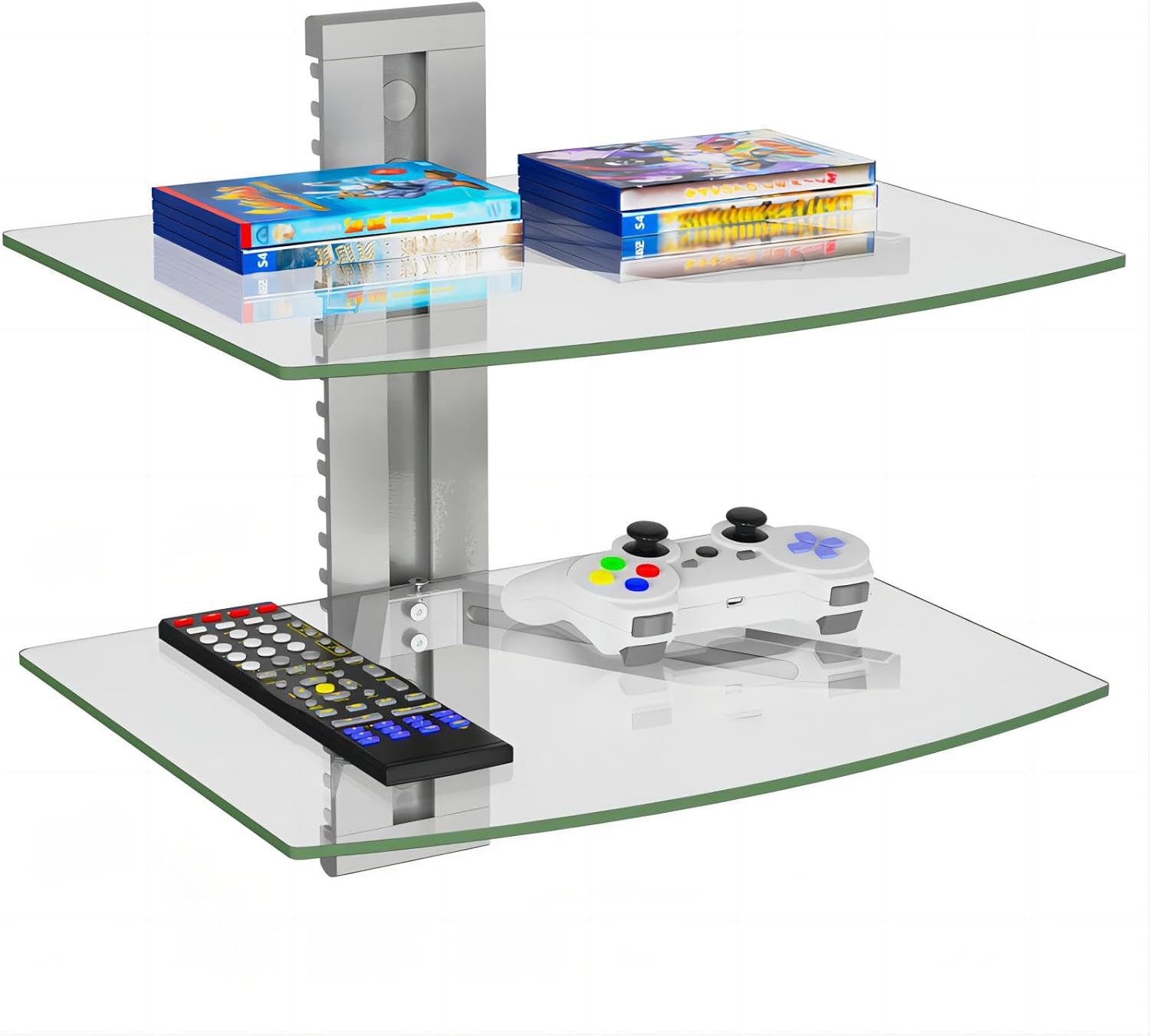 WALI Floating Entertainment Center Shelves, Holds Up to 8kg/17.6lbs, TV