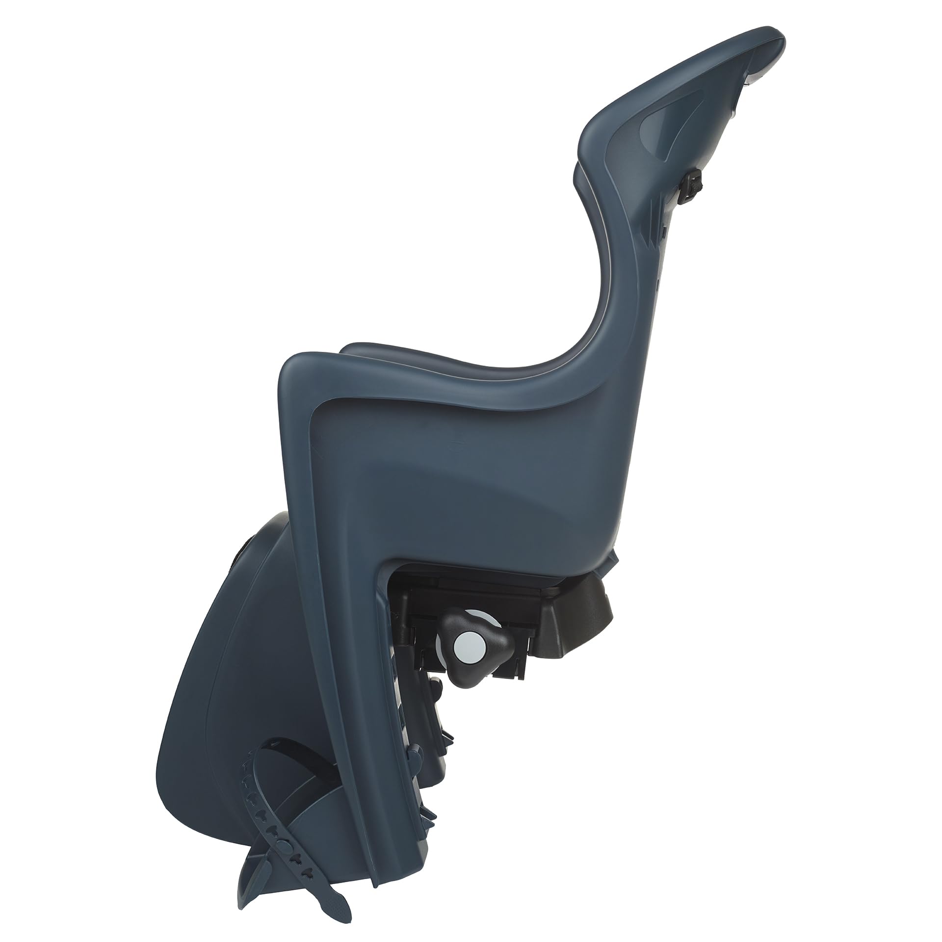 DIEFFE 8630500035 - Siège Arrière Bikey Cool Elm pour Vélo avec Roues de 26'' à 29'' Convient aux Enfants de 9 à 22 Kg avec ancrage Facile sur Le Porte-Bagages en Couleur Bleu Denin/Jaune