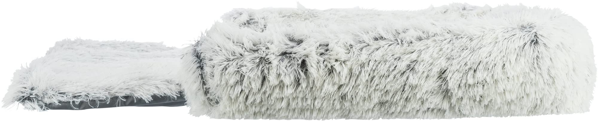 TRIXIE wasserundurchlässige und besonders kuschelige Hundedecke für die Couch Polster-SCHONDECKE Harvey, ECKIG, 70 × 90 cm, WEIß-SCHWARZ - mit abnehmbarem, waschmaschinengeeignetem Bezug - 38045