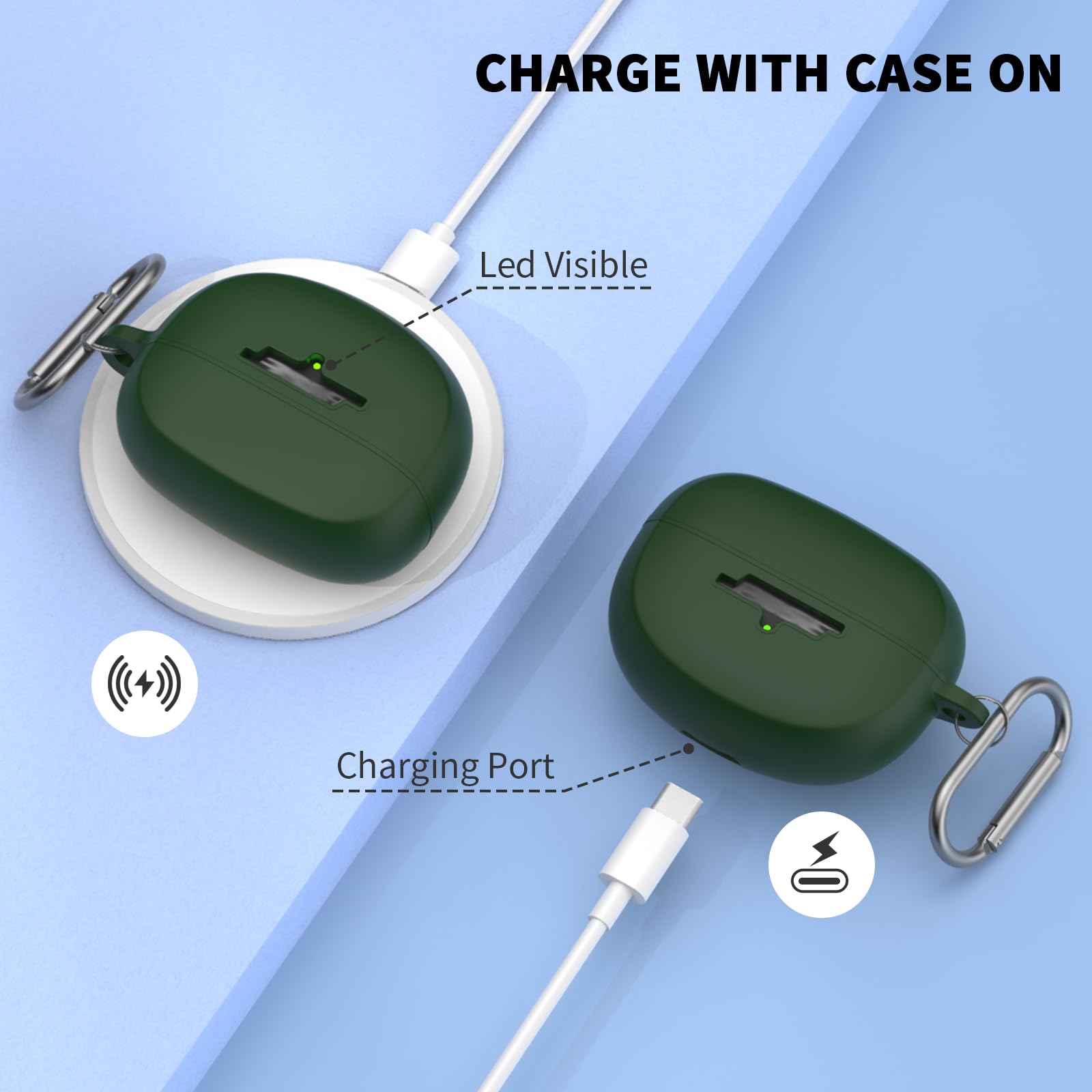 Amazon.com: TUDIOW for New Bose Ultra Open Earbuds Case(2024