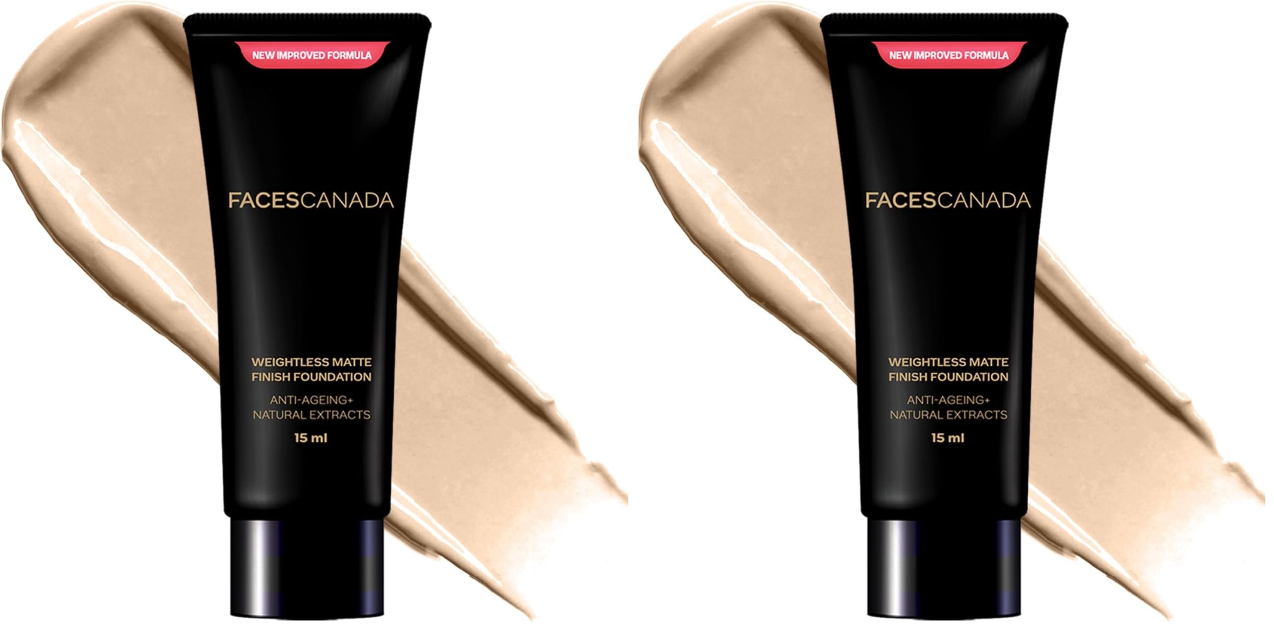 FACESCANADA Weightless Matte Finish Foundation - Medium Natural, 15ml | Lightweight | Natural Finish | Anti-Ageing | Non-Clog Pores | Enriched With Olive Seed Oil, Grape Extract, Shea Butter-picture-10