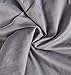 AmazonBasics - Edredón de microfibra reversible, gris/negro, 200 x 200 cm