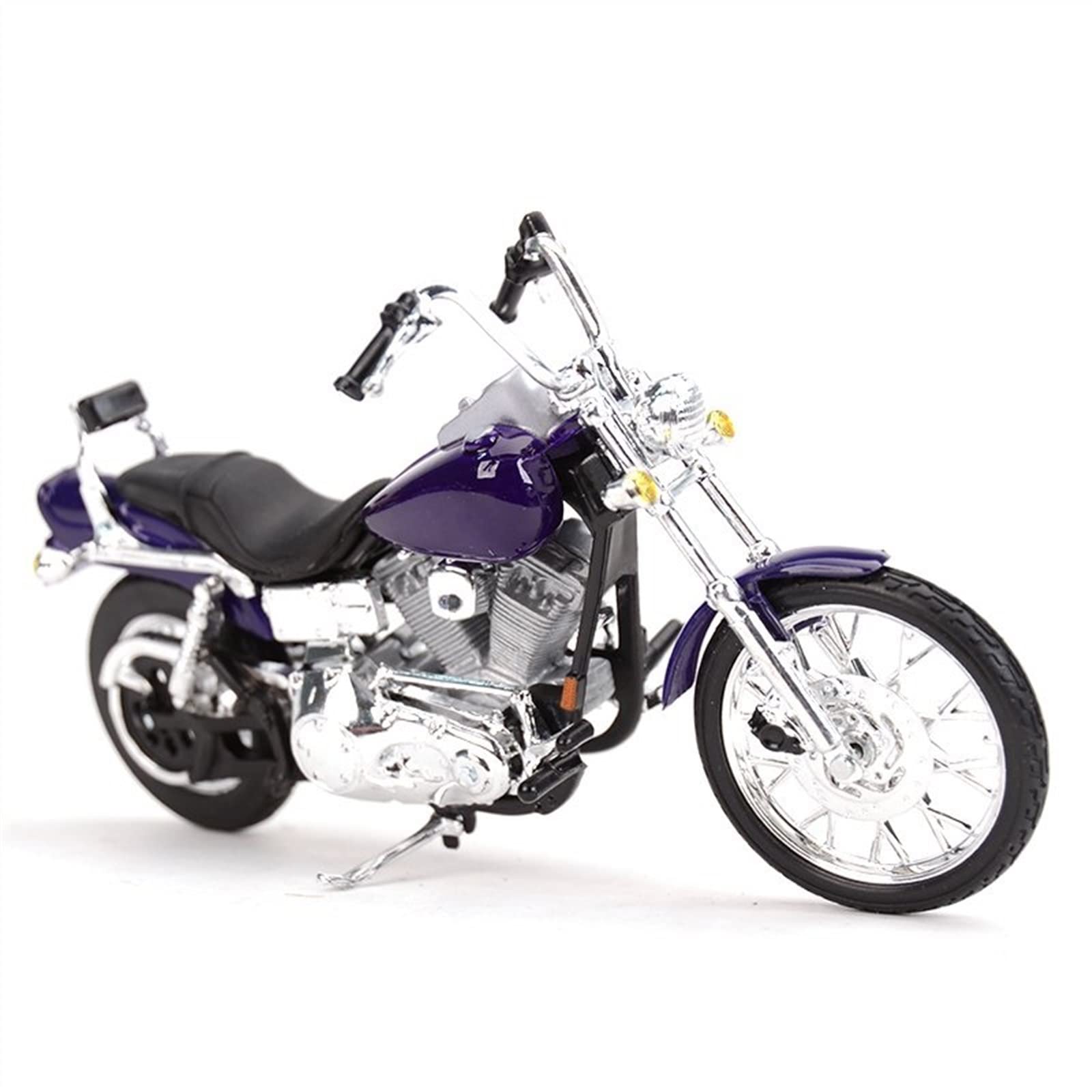 SEYXF Motorbike Toy Motorcycle Toys Collection for Harley Dyna Wide Glide 2001 Die Cast Vehicles Birthday Gift 1/18