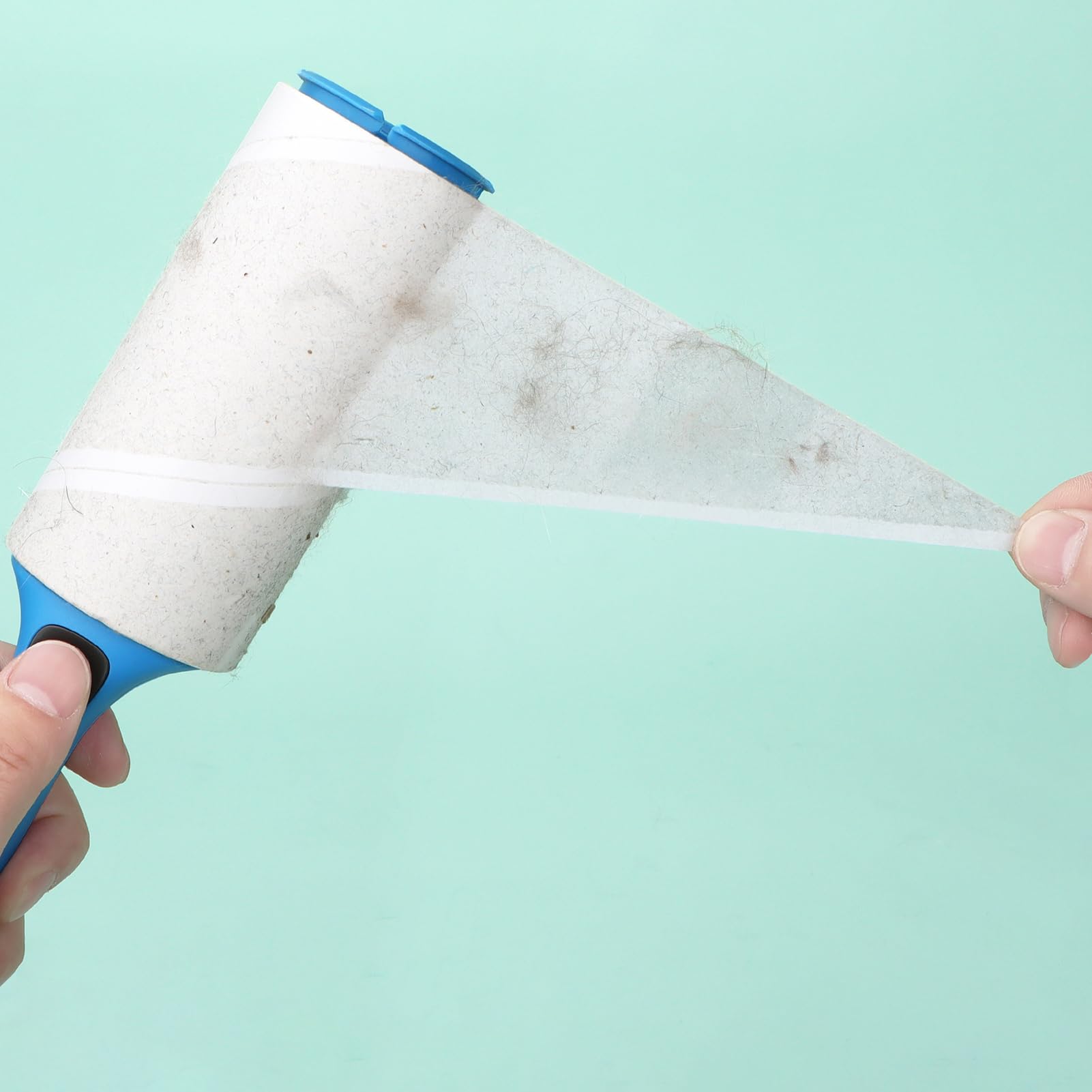 Riesiger Tierhaarroller, 11,7 cm, kompatibel mit Evercare Riesen-Fusselrollen und T-Griff-Fusselroller, extra klebrig, 60 Blatt pro Nachfüllung, 6 Stück, insgesamt 360 Blatt
