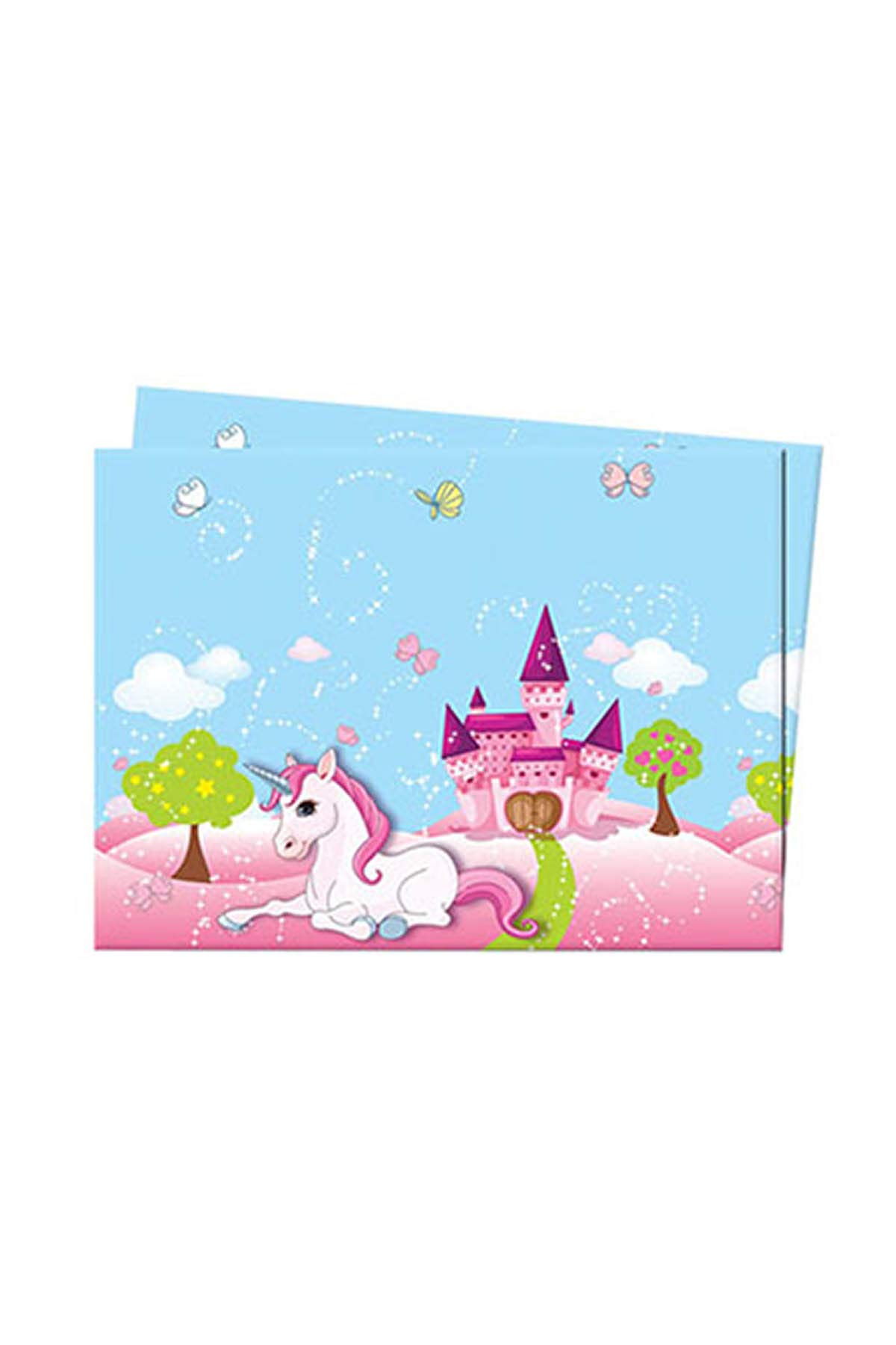 Procos 1 Plastic Tablecover 120X180cm Unicorn
