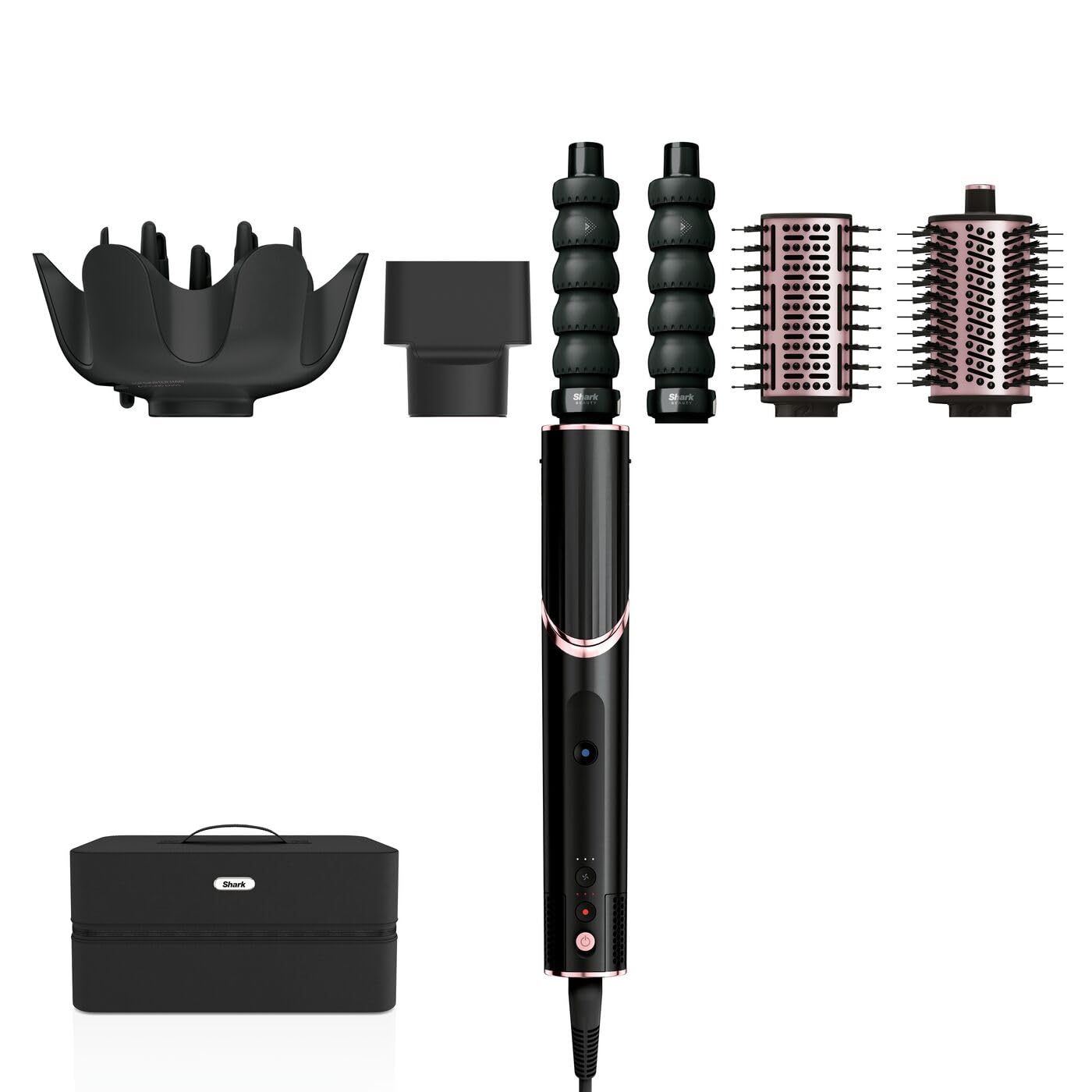 Shark FlexStyle Air Styler et Sèche-cheveux, Boucleurs Auto-Wrap, Brosse Ovale, Concentrateur, sans Dommage Thermique, Tous types de cheveux