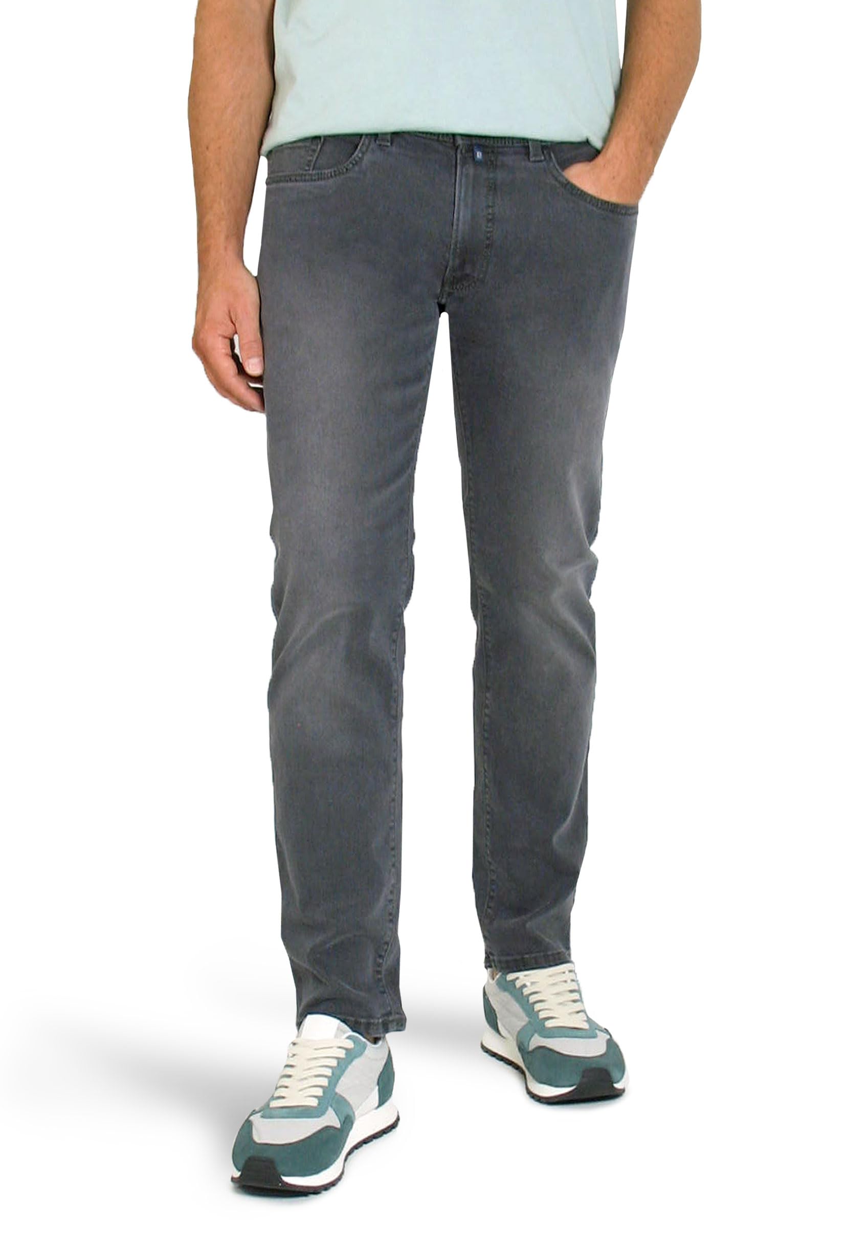 Pierre Cardin Herren Lyon Tapered Futureflex Strech Denim Jeans, Dark Grey Used