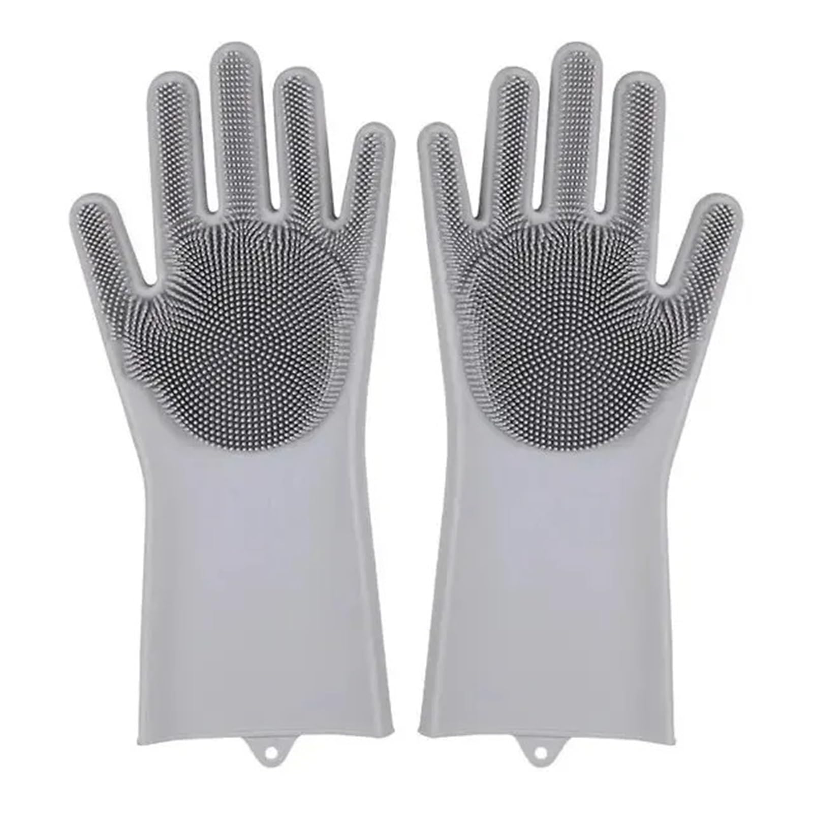 KJBDQQH Cleaning Gloves Dishwashing Gloves Silicone Rubber With Sponge Scrubber, Household Kitchen Cleaning Tools For Dishes for Household(Color 3)
