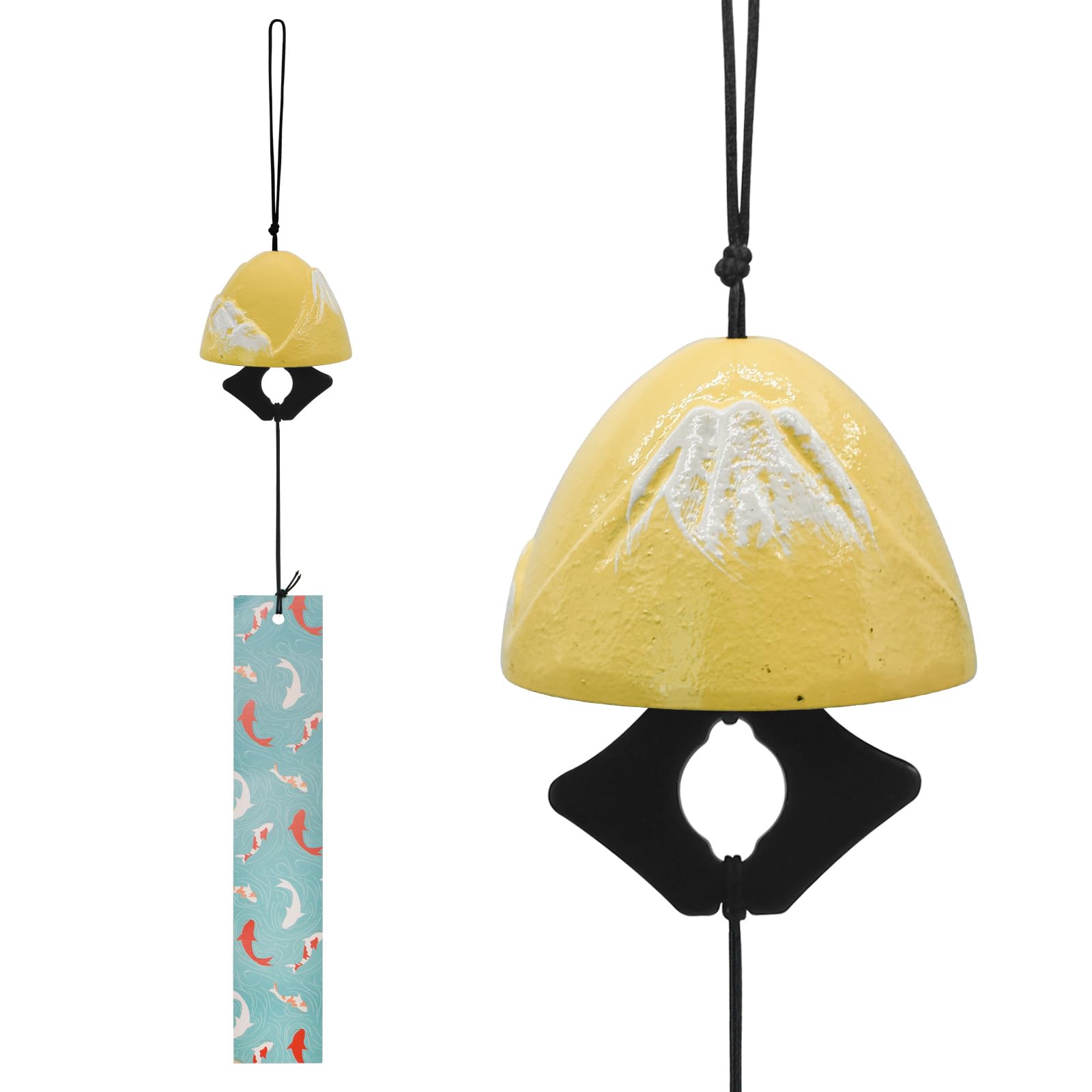 Wind bell 南部鉄器風鈴 with landscapes 南部鉄器 風鈴 釣鐘 大 梵鐘