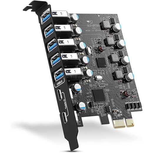 PCI-E to USB 3.0 7-Port Expansion Card