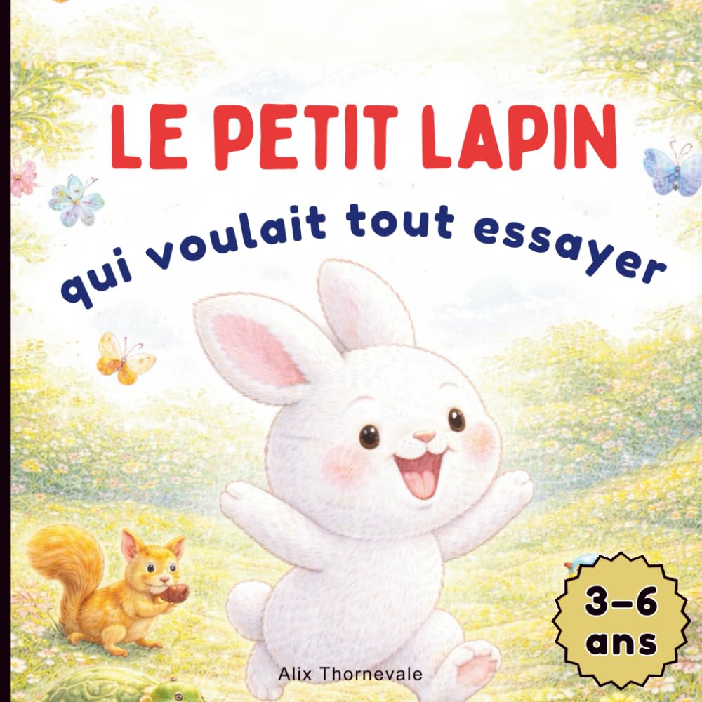 Le Petit Lapin qui Voulait Tout Essayer: Une histoire tendre pour apprendre à être soi-même