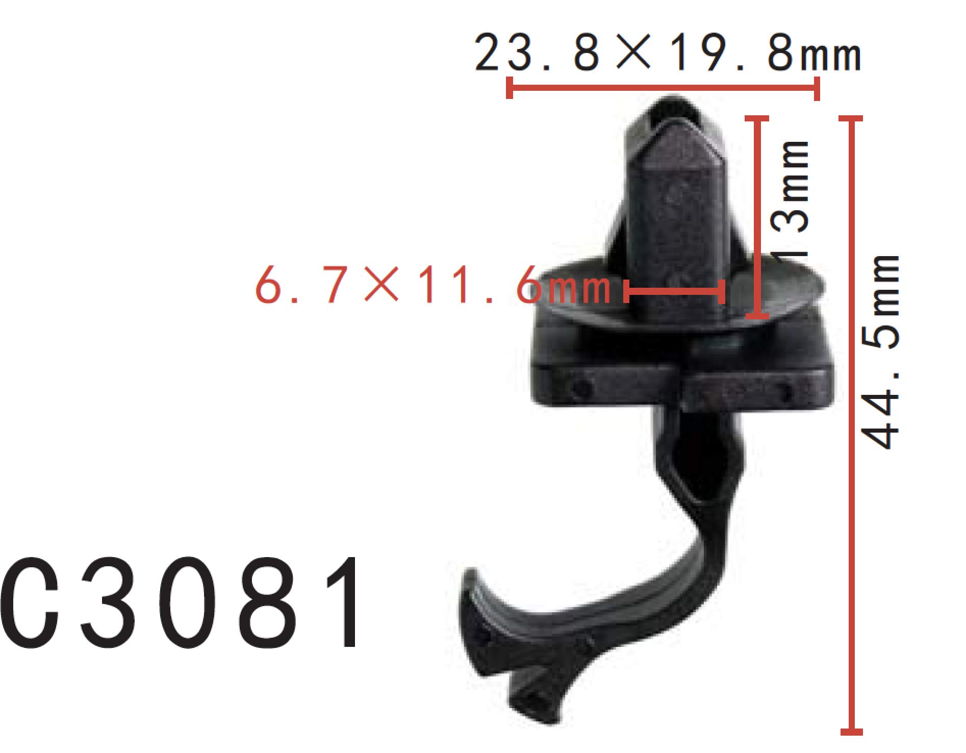 Amazon.com: Autobahn88 Interior Windshield Pillar Trim Clip 