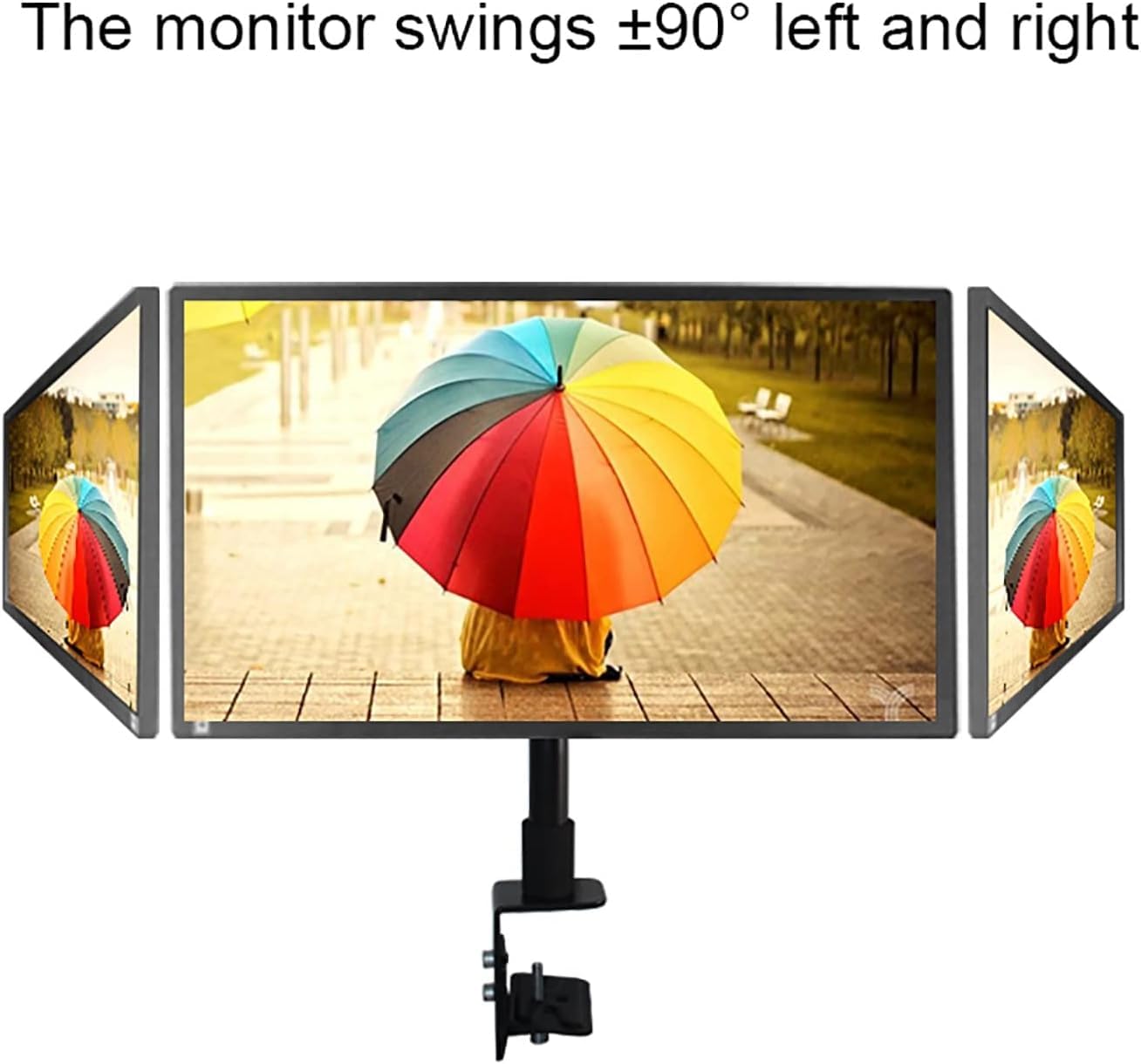 Podstawka pod TV Monitor Instalacja z regulacją wysokości Obrót nachylenia Ramię monitora Ramię na zawiasach Podstawa monitora, odpowiednia do ekranów o przekątnej 14–27 cali(40cm)