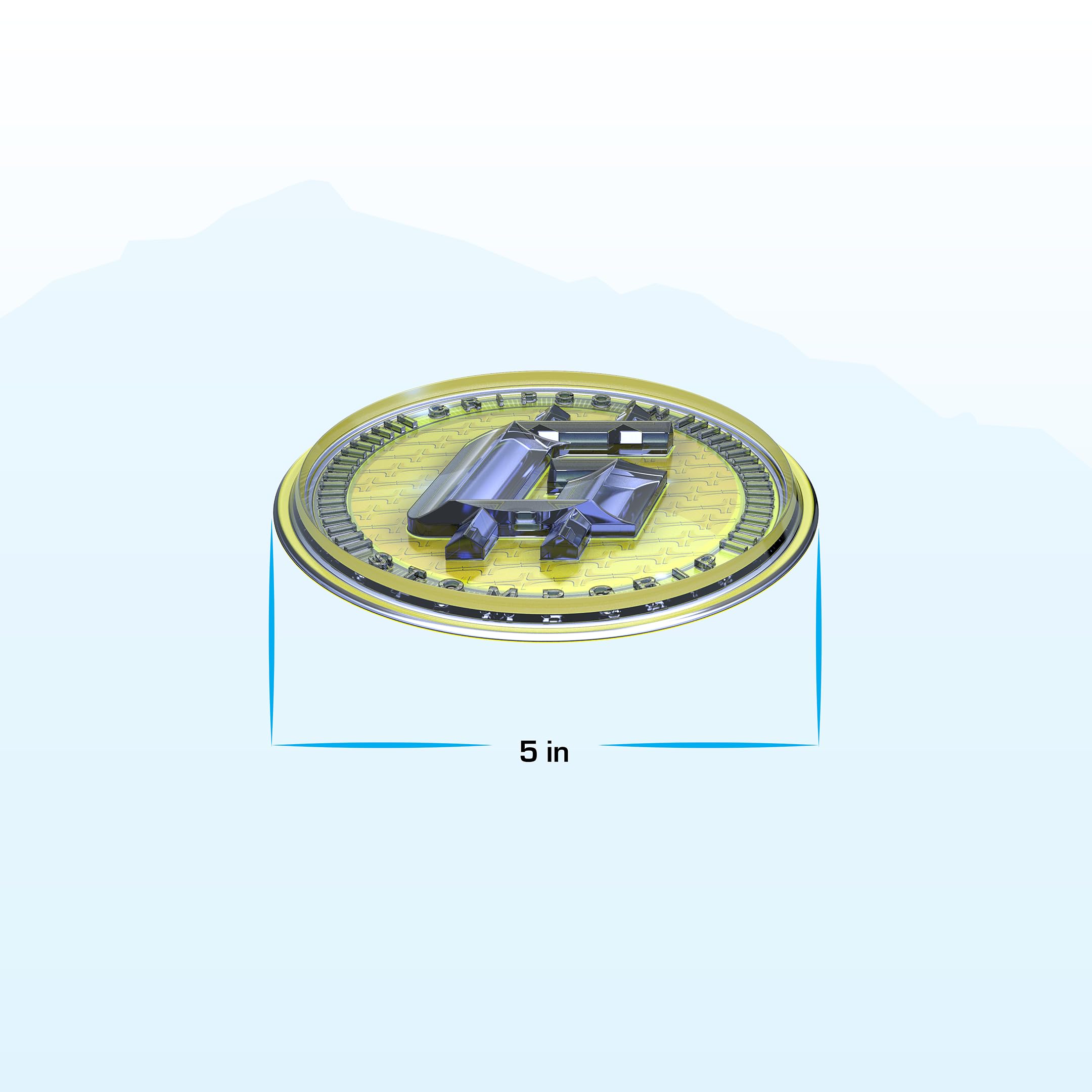 Stompgrip Premium Snowboard Stomp Pad | Gripcoin | Vice Collection | 3D Decal | Gold