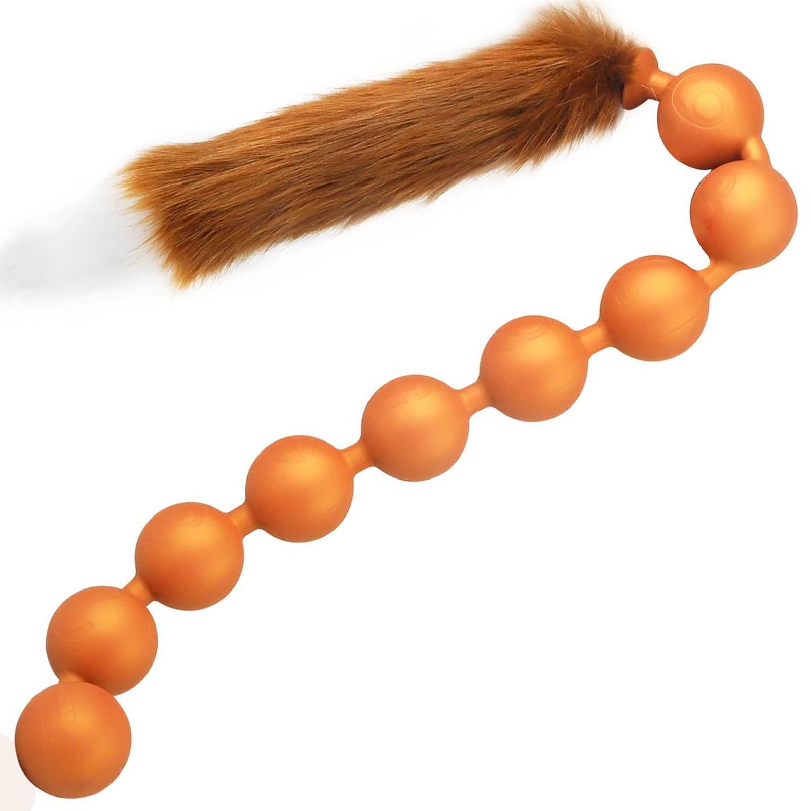 9 balls anal beads-butt plug with tail Huge 9Ball Anal Plug Tail Anal Dilator Soft Butt Plug with Tail Anal Beads  Party