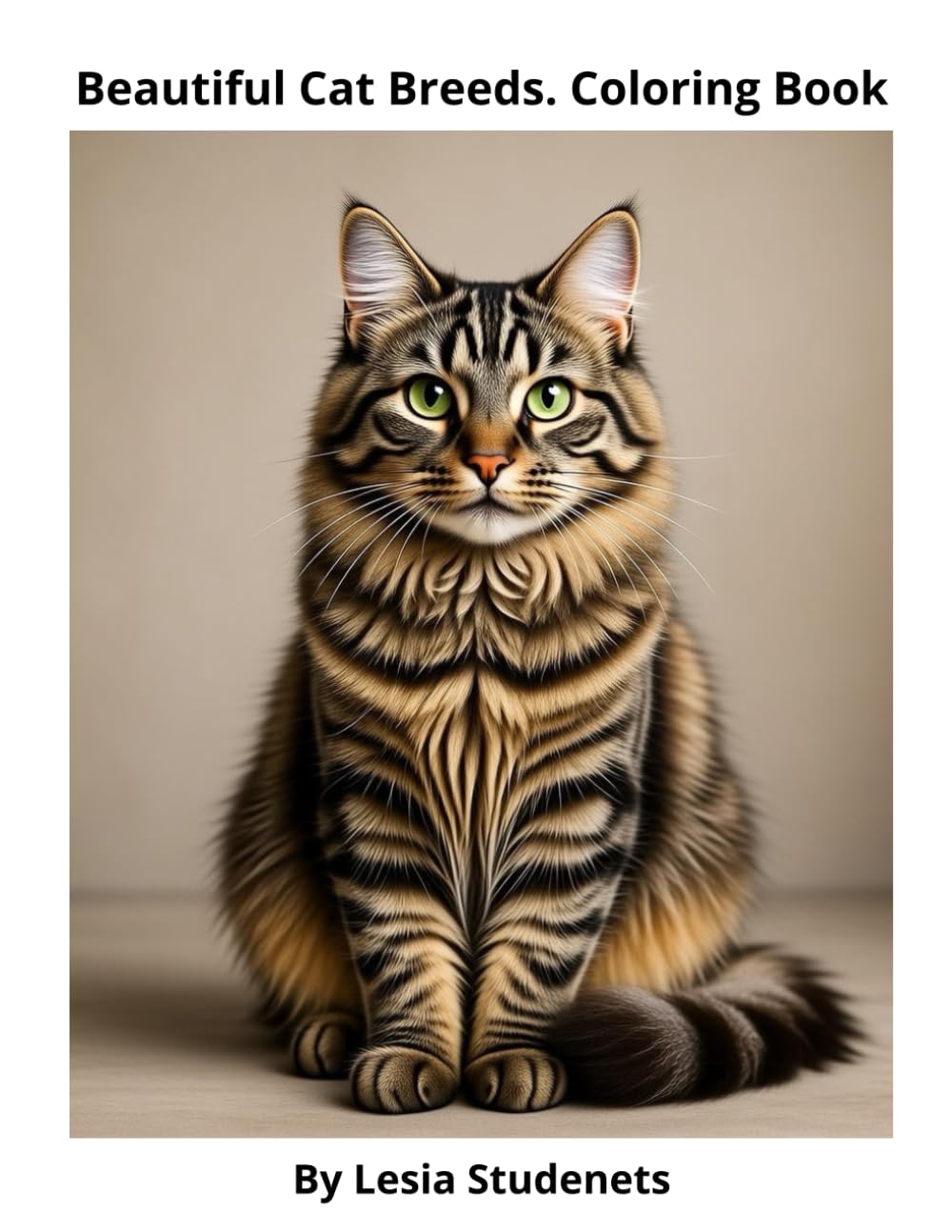 Beautiful Cat Breeds. Coloring Book: “Relaxing Coloring Pages of Popular and Rare Cats for Adults and Teens” (first boook)