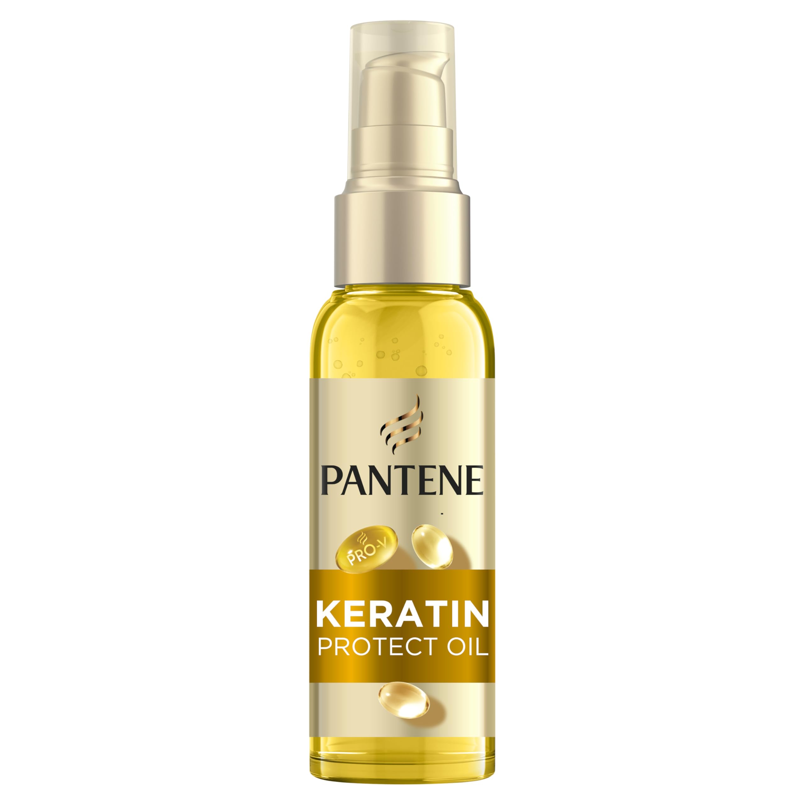 Pantene Pro-V Keratin Treatment Hair Oil, Hair Repair & Protect with Vitamin E, 100ml, For Dry, Damaged Hair (Pack of 2)